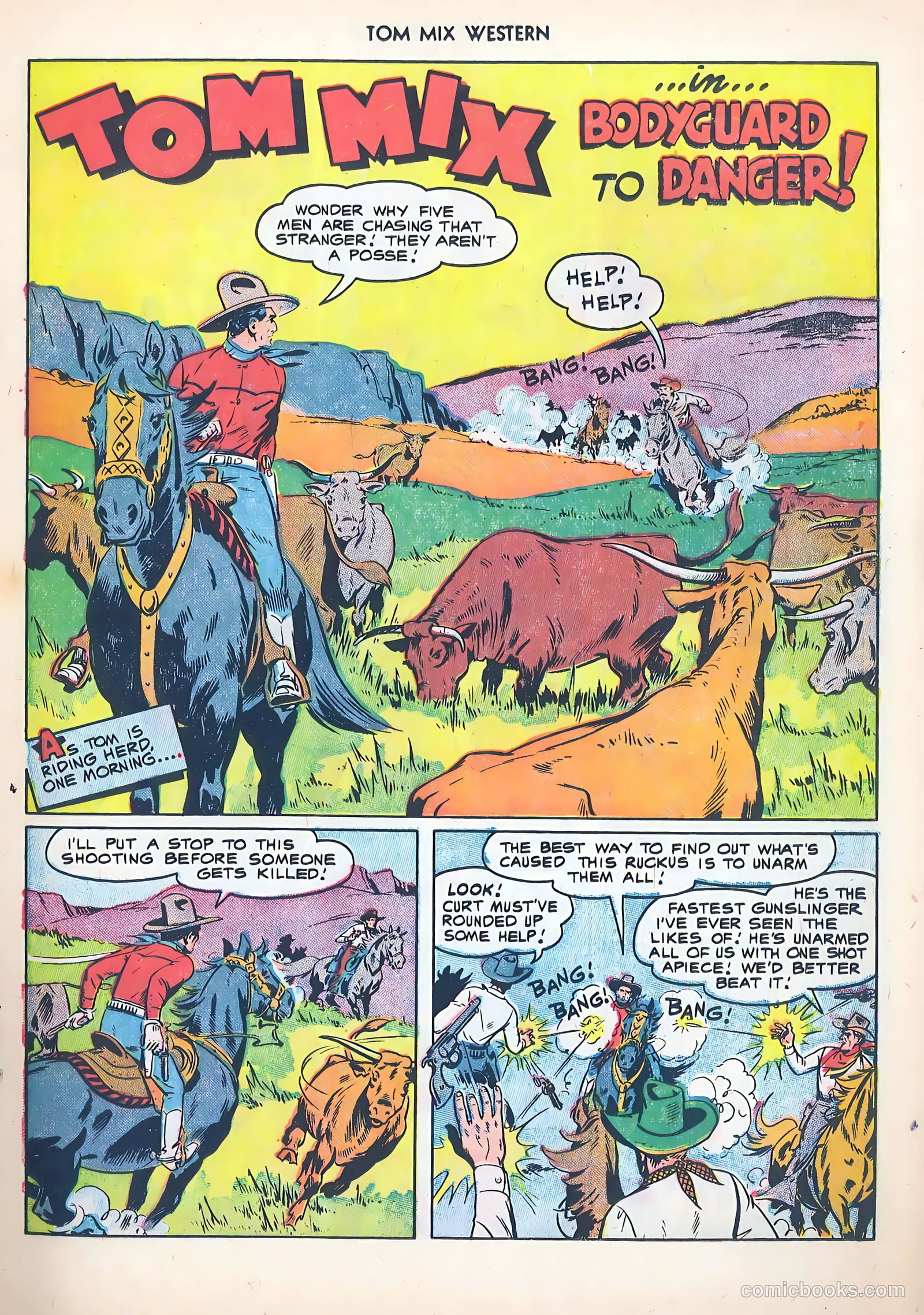 Tom Mix Western #52 (1952) — page 17 of 36