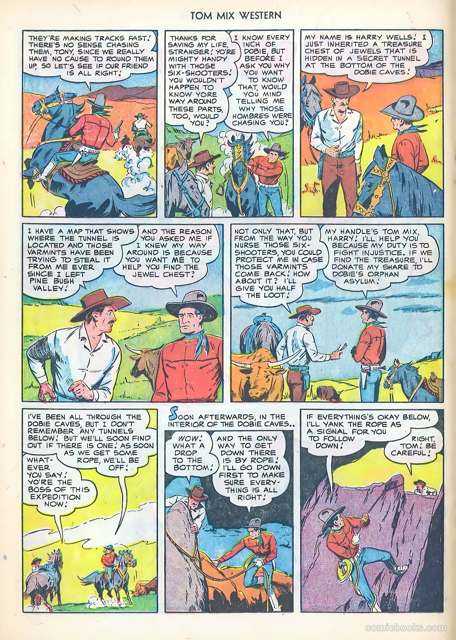 Tom Mix Western #52 (1952) — page 18 of 36