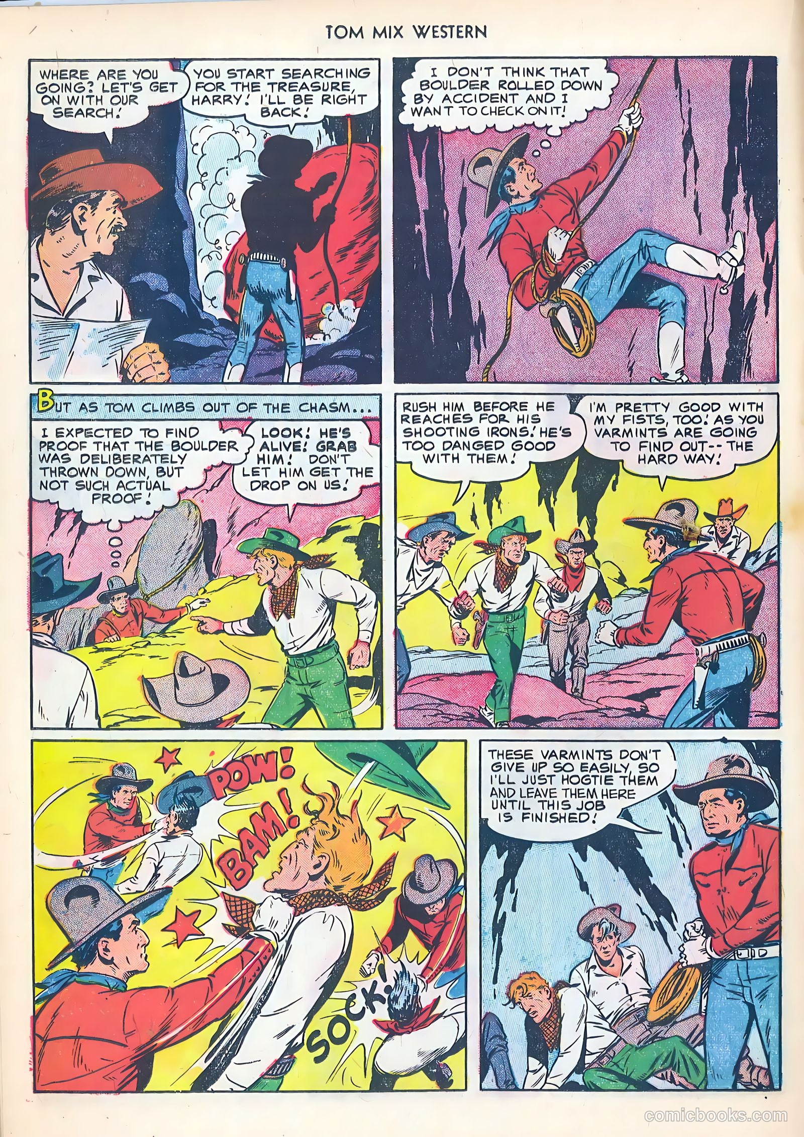 Tom Mix Western #52 (1952) — page 20 of 36