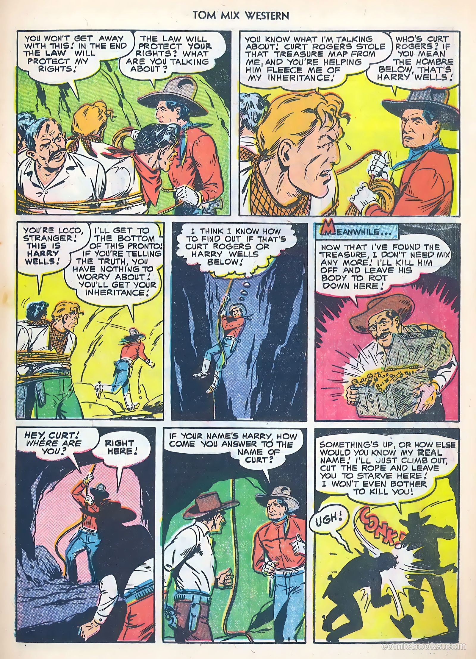 Tom Mix Western #52 (1952) — page 21 of 36