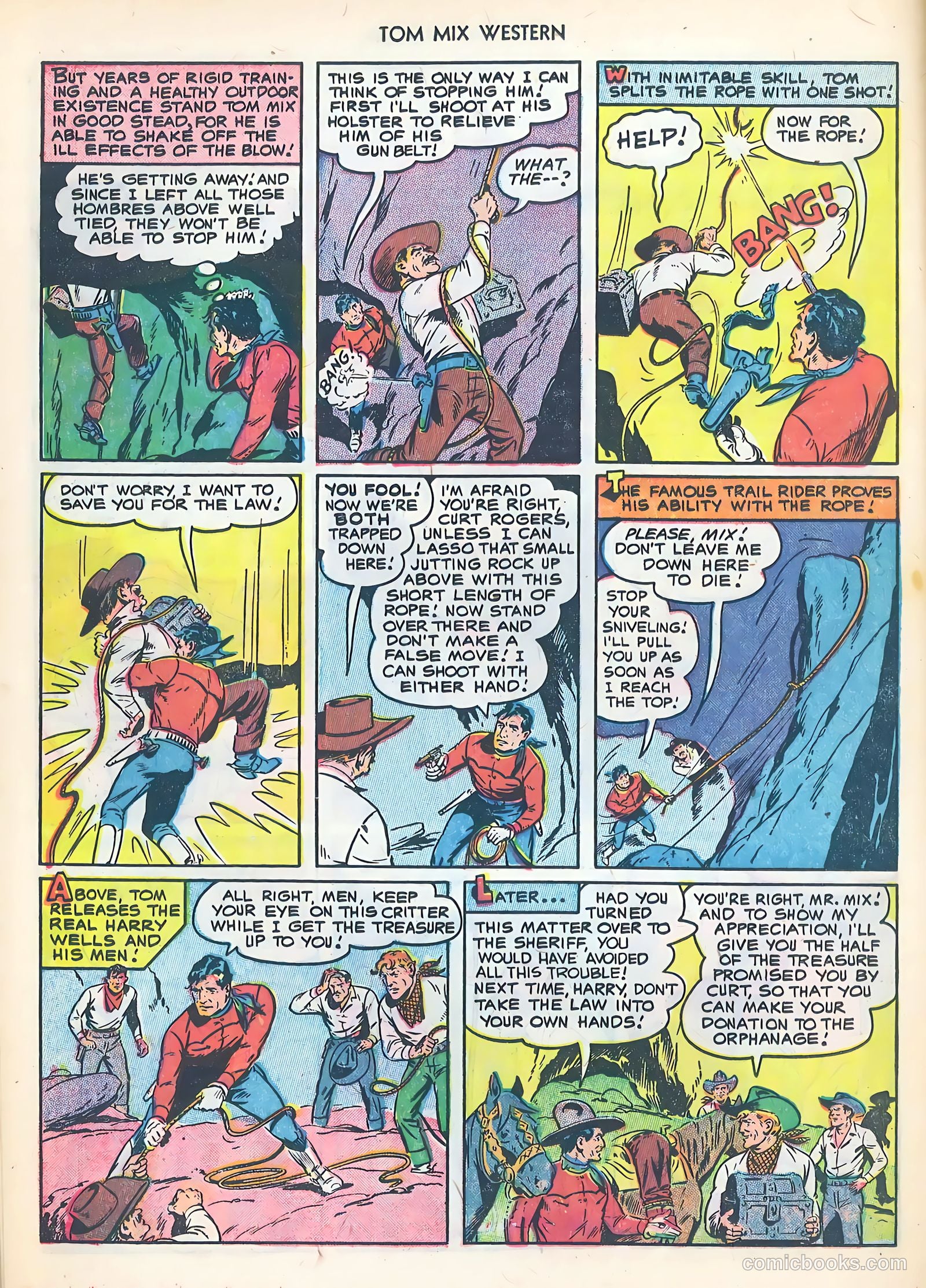 Tom Mix Western #52 (1952) — page 22 of 36