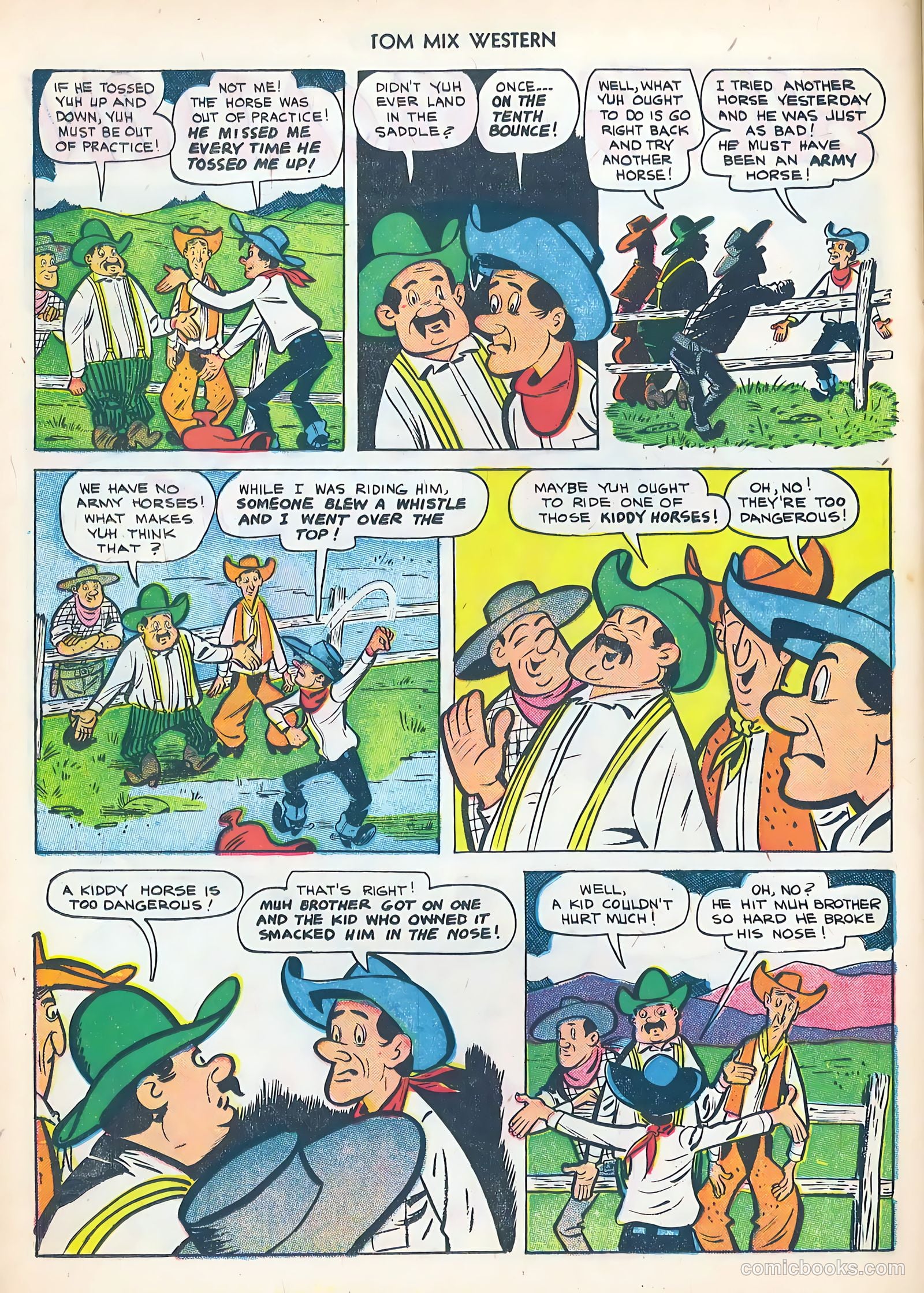 Tom Mix Western #52 (1952) — page 24 of 36