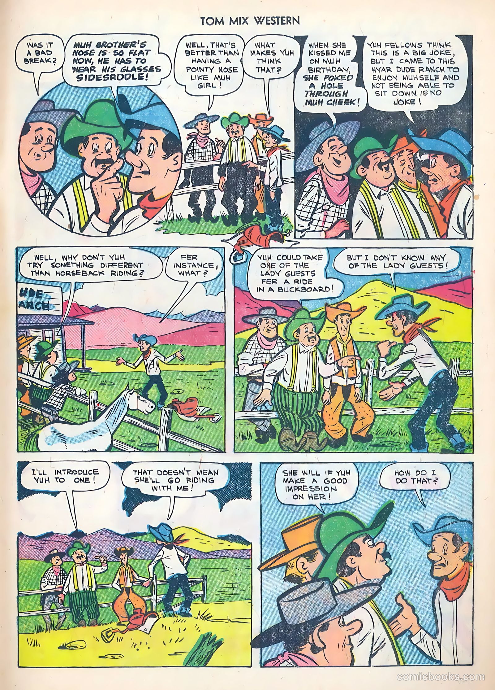 Tom Mix Western #52 (1952) — page 25 of 36