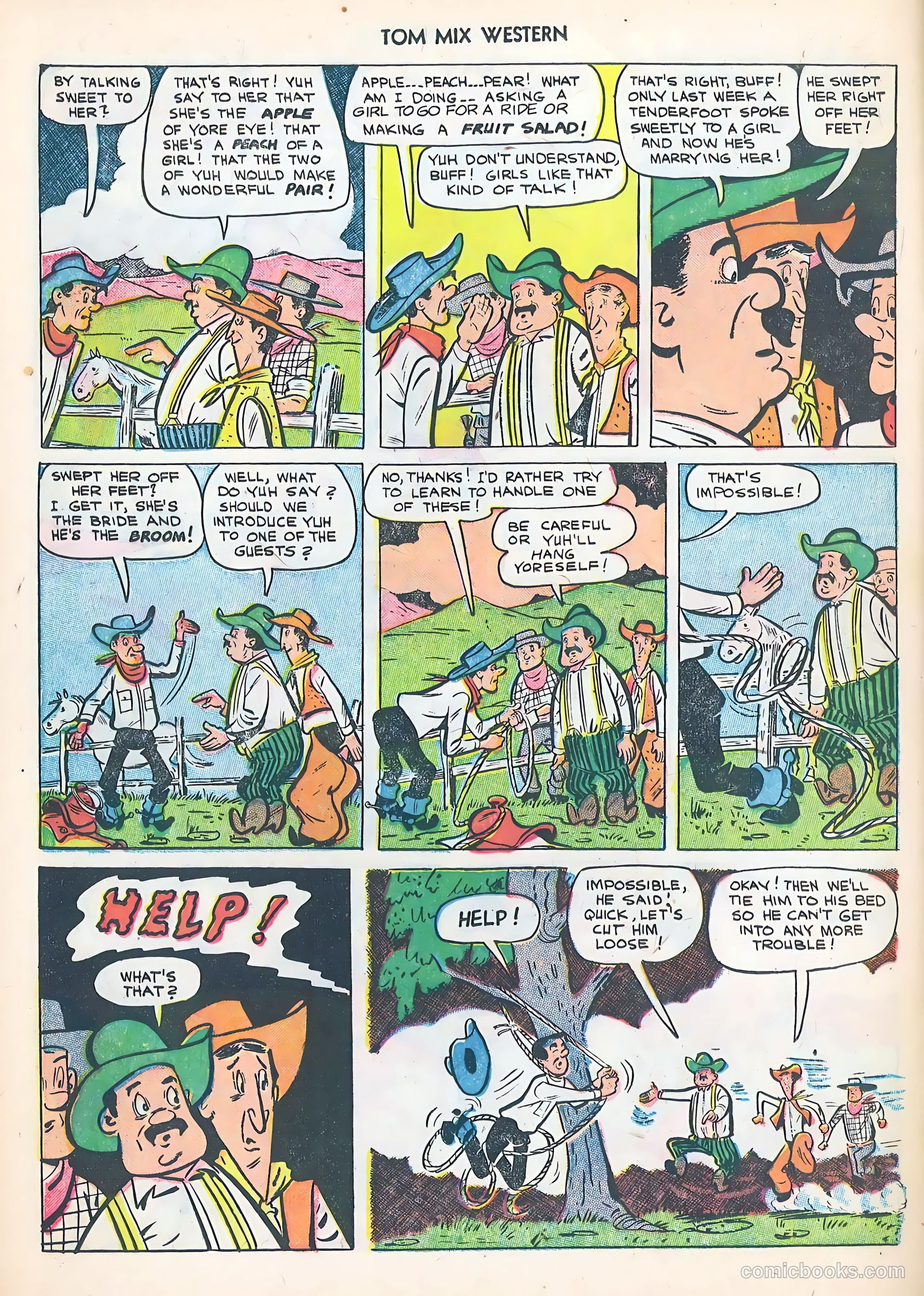 Tom Mix Western #52 (1952) — page 26 of 36