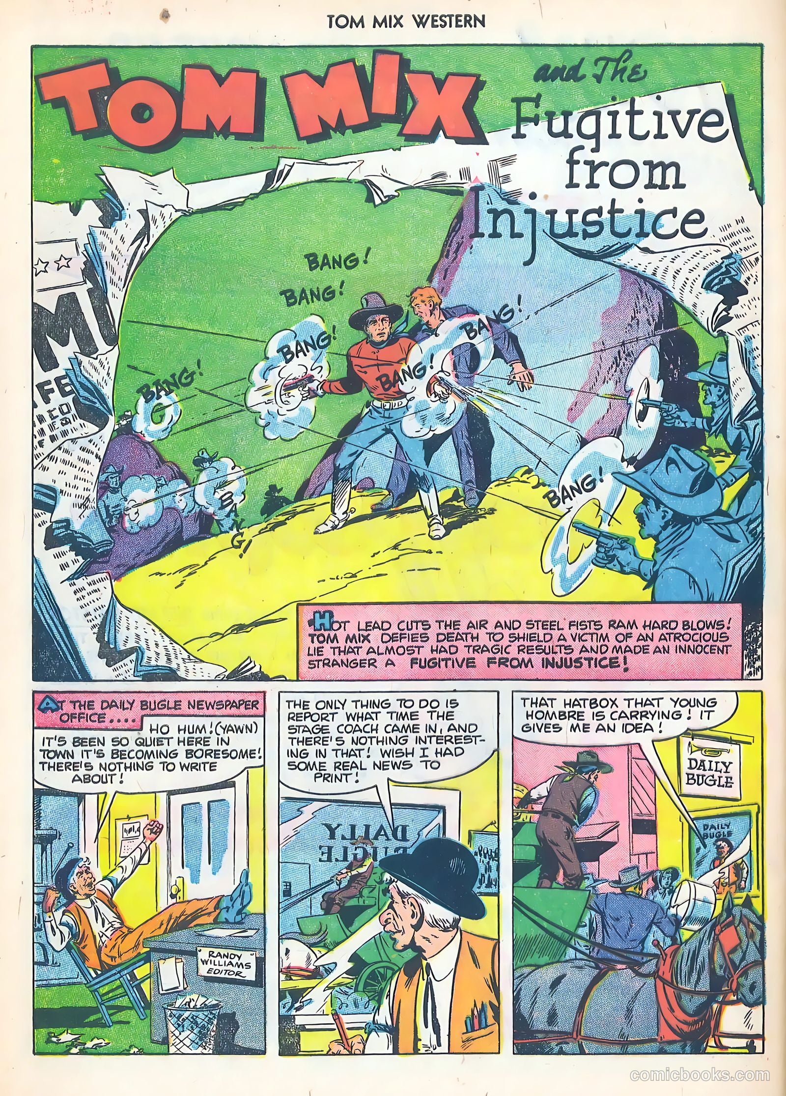 Tom Mix Western #52 (1952) — page 28 of 36