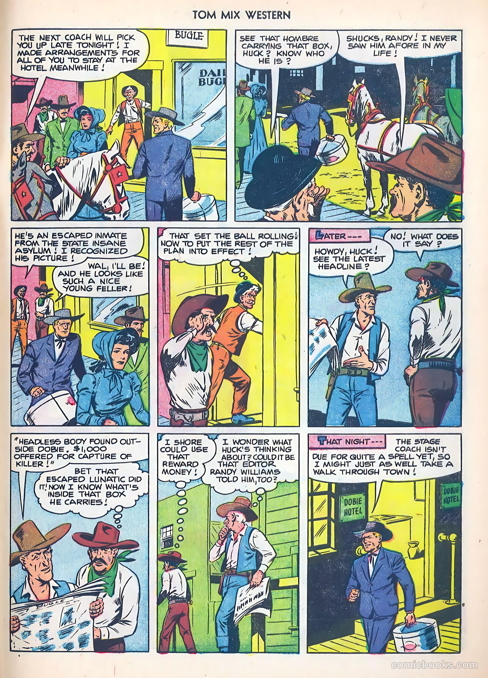 Tom Mix Western #52 (1952) — page 29 of 36