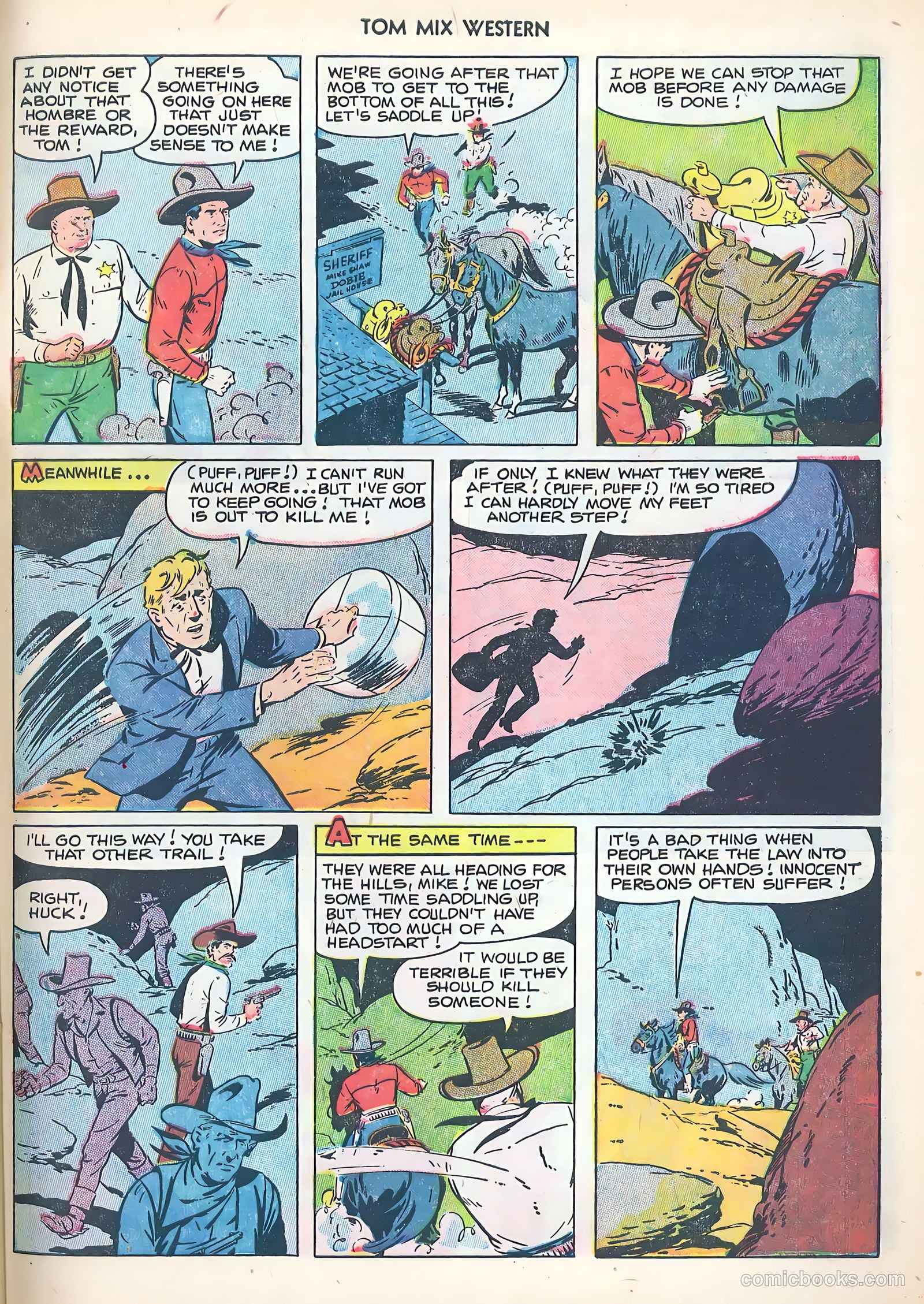 Tom Mix Western #52 (1952) — page 31 of 36