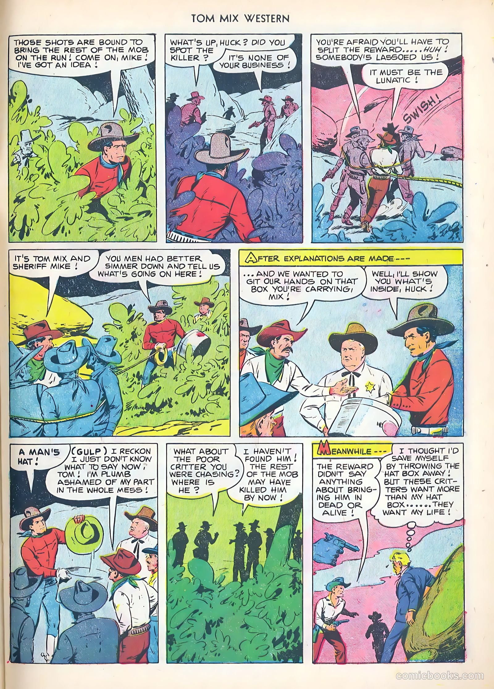 Tom Mix Western #52 (1952) — page 33 of 36