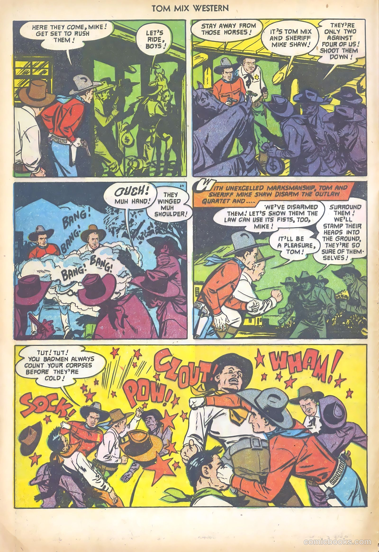 Tom Mix Western #53 (1952) — page 4 of 36