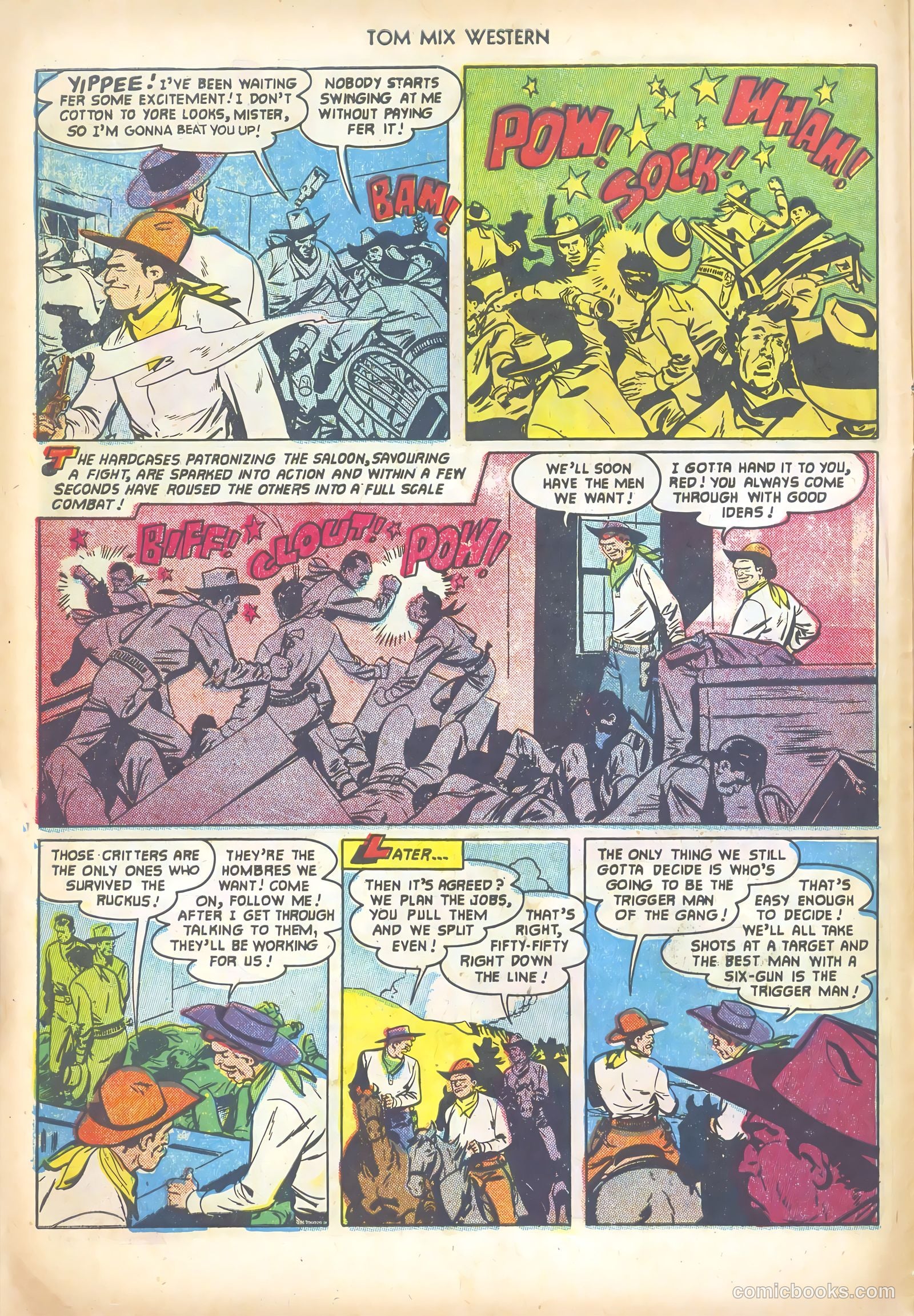 Tom Mix Western #53 (1952) — page 6 of 36