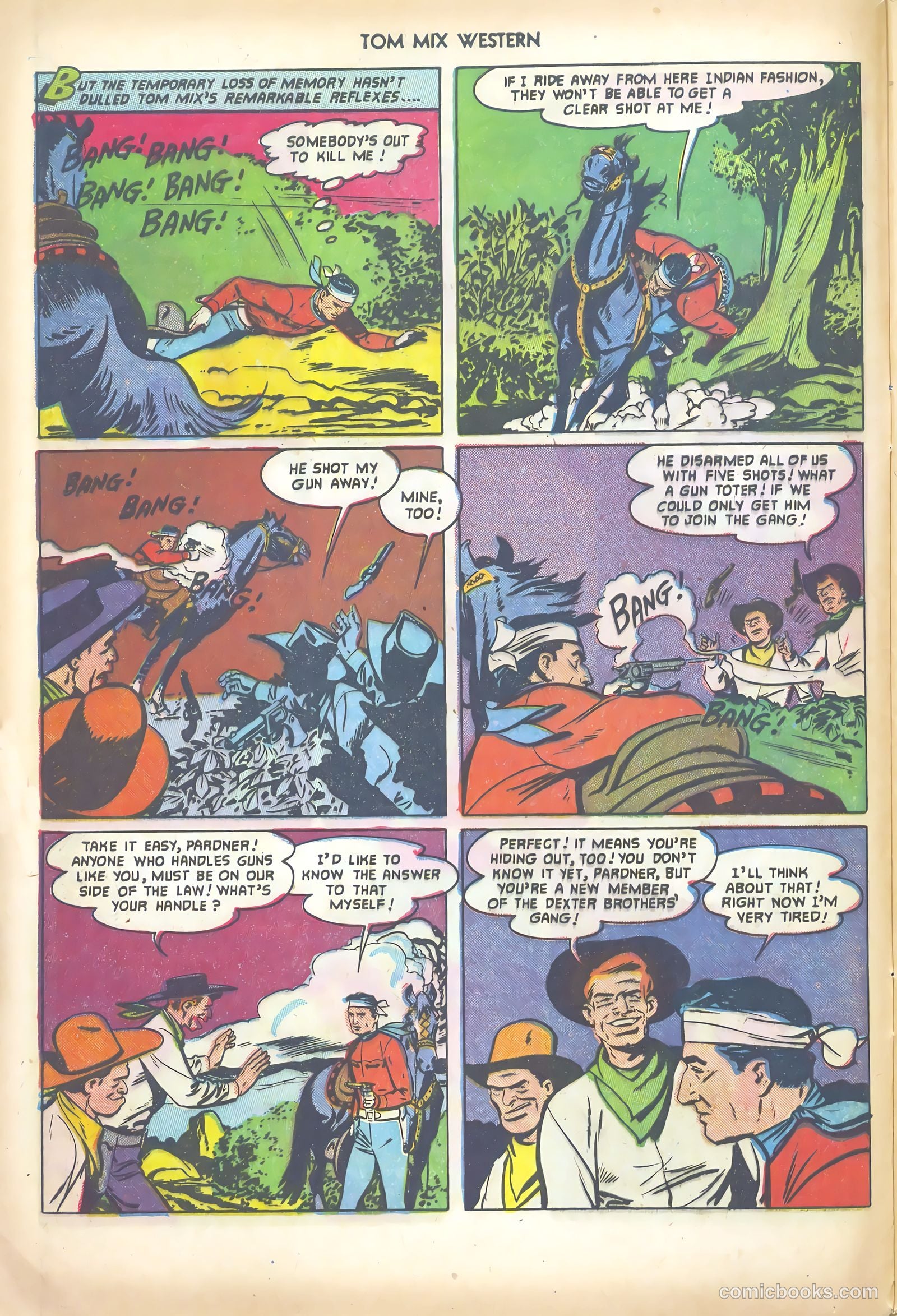 Tom Mix Western #53 (1952) — page 8 of 36