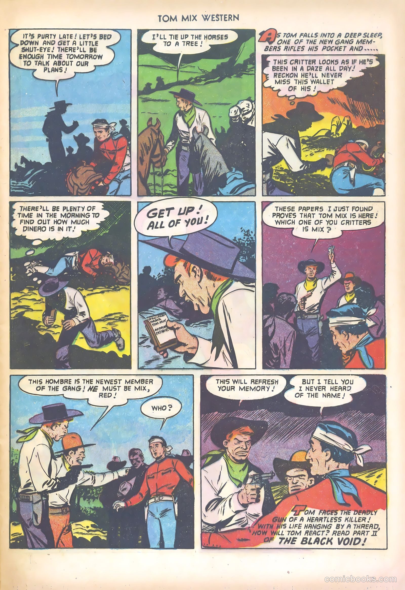 Tom Mix Western #53 (1952) — page 9 of 36