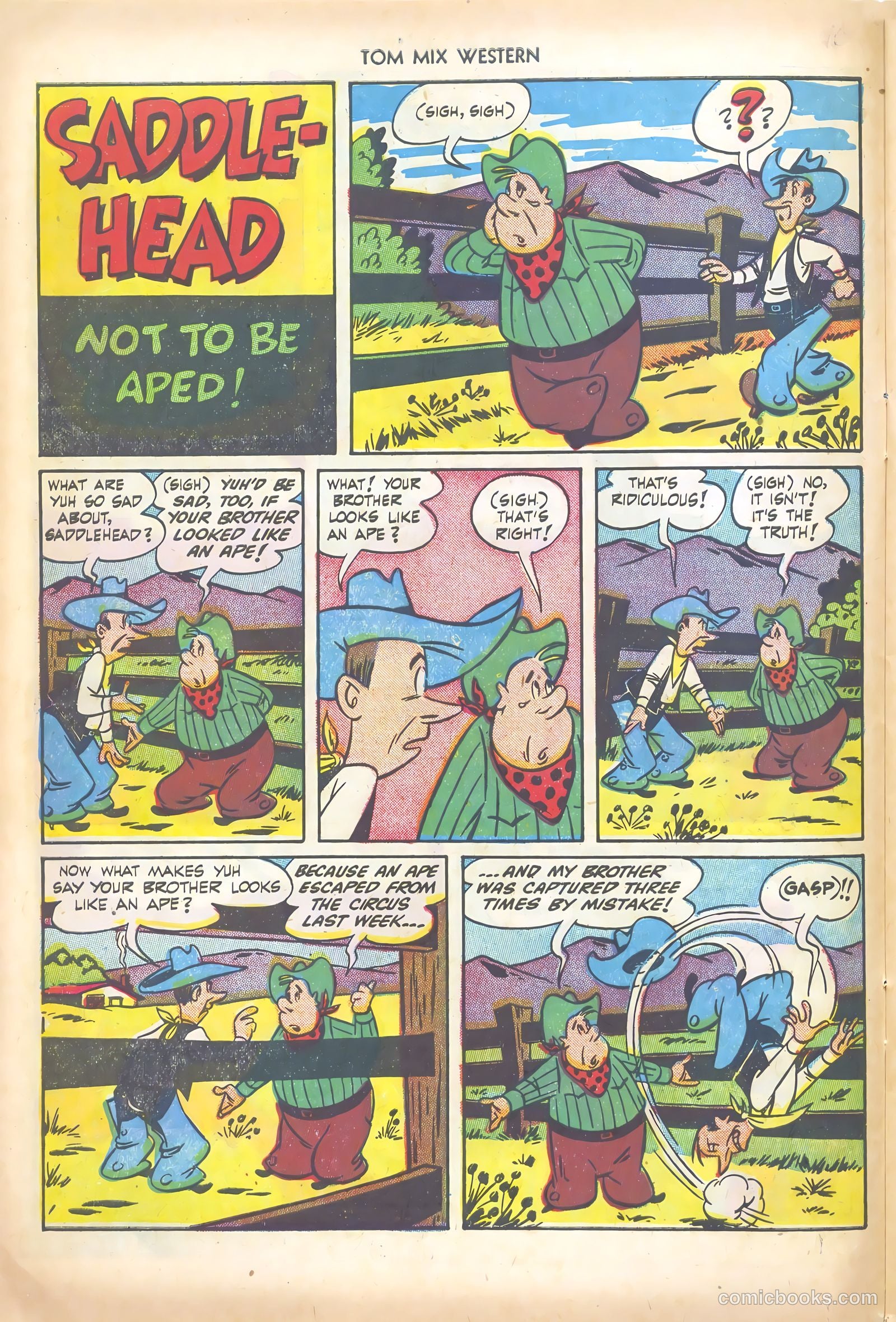 Tom Mix Western #53 (1952) — page 10 of 36