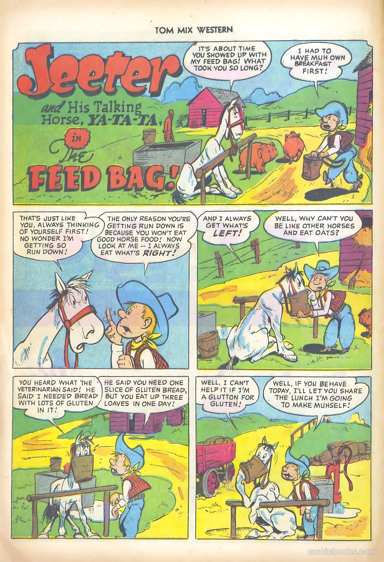 Tom Mix Western #53 (1952) — page 12 of 36