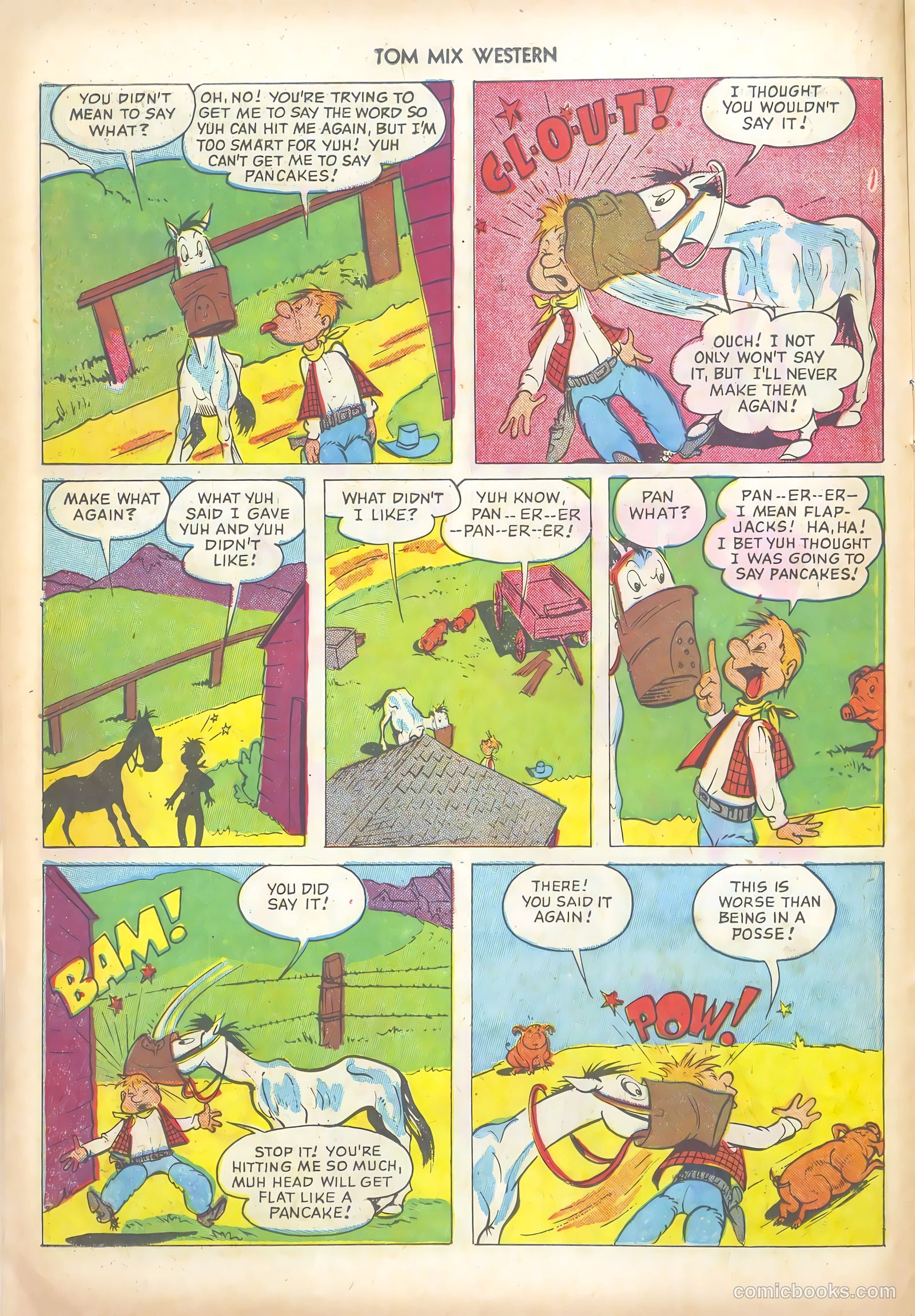 Tom Mix Western #53 (1952) — page 14 of 36