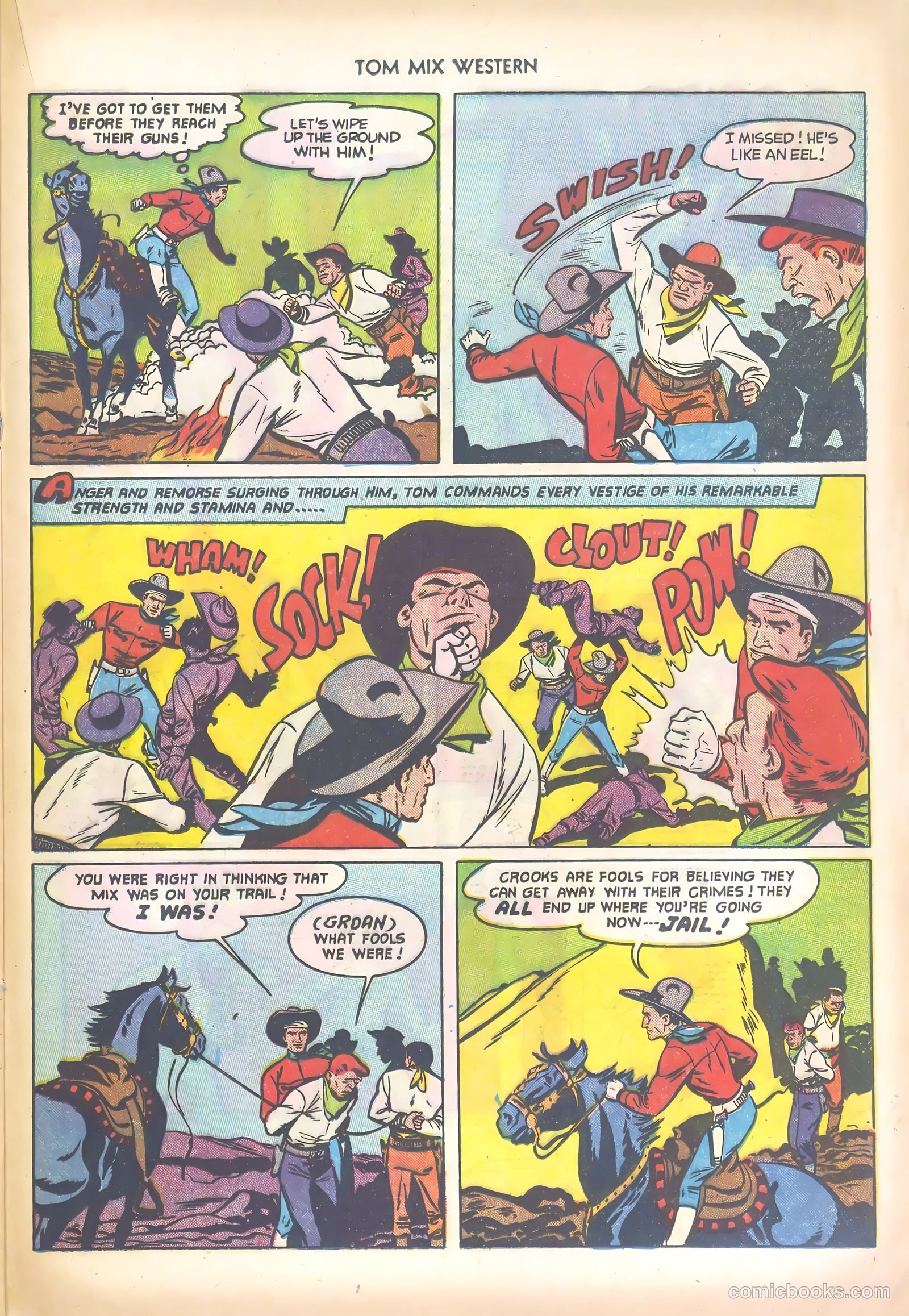 Tom Mix Western #53 (1952) — page 21 of 36