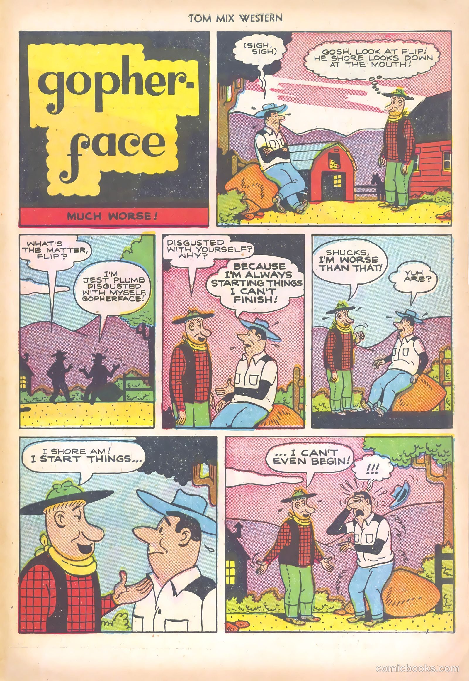 Tom Mix Western #53 (1952) — page 27 of 36