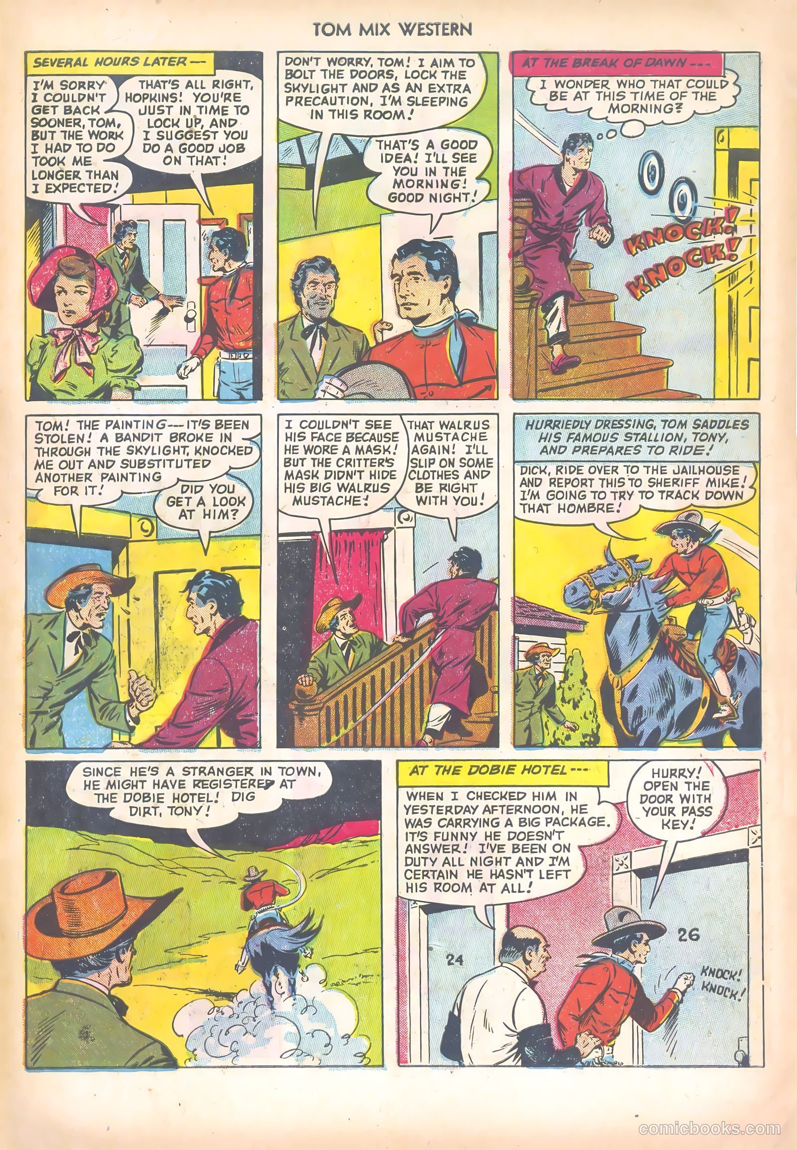 Tom Mix Western #53 (1952) — page 31 of 36