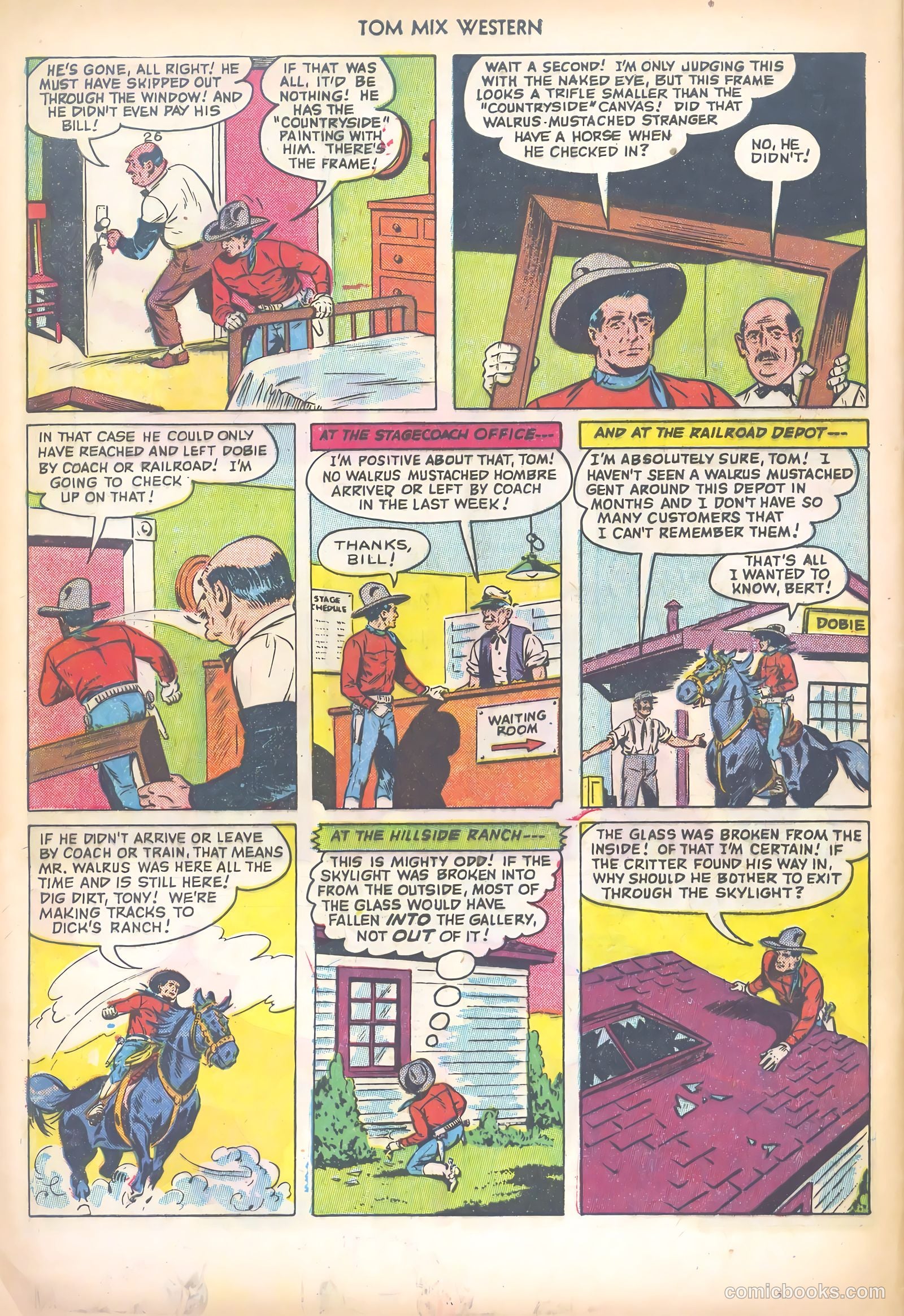 Tom Mix Western #53 (1952) — page 32 of 36