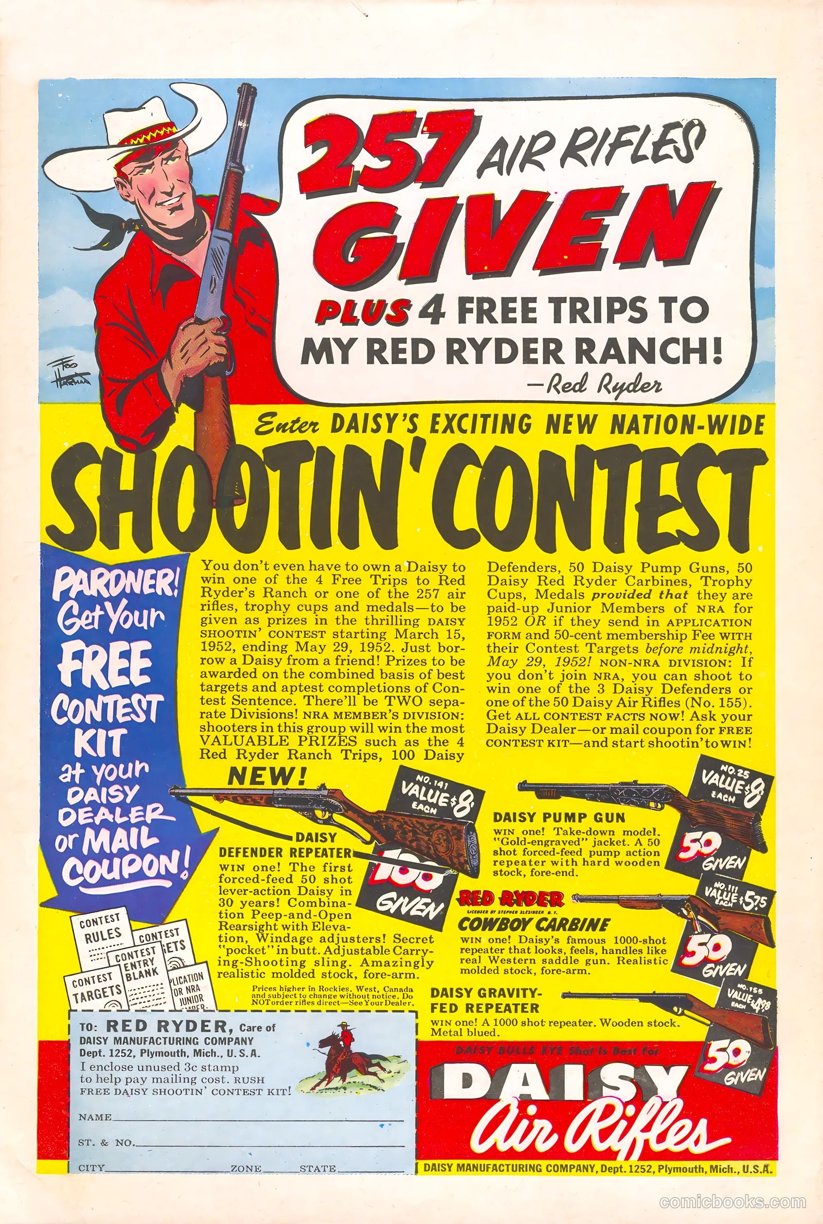 Tom Mix Western #53 (1952) — page 36 of 36