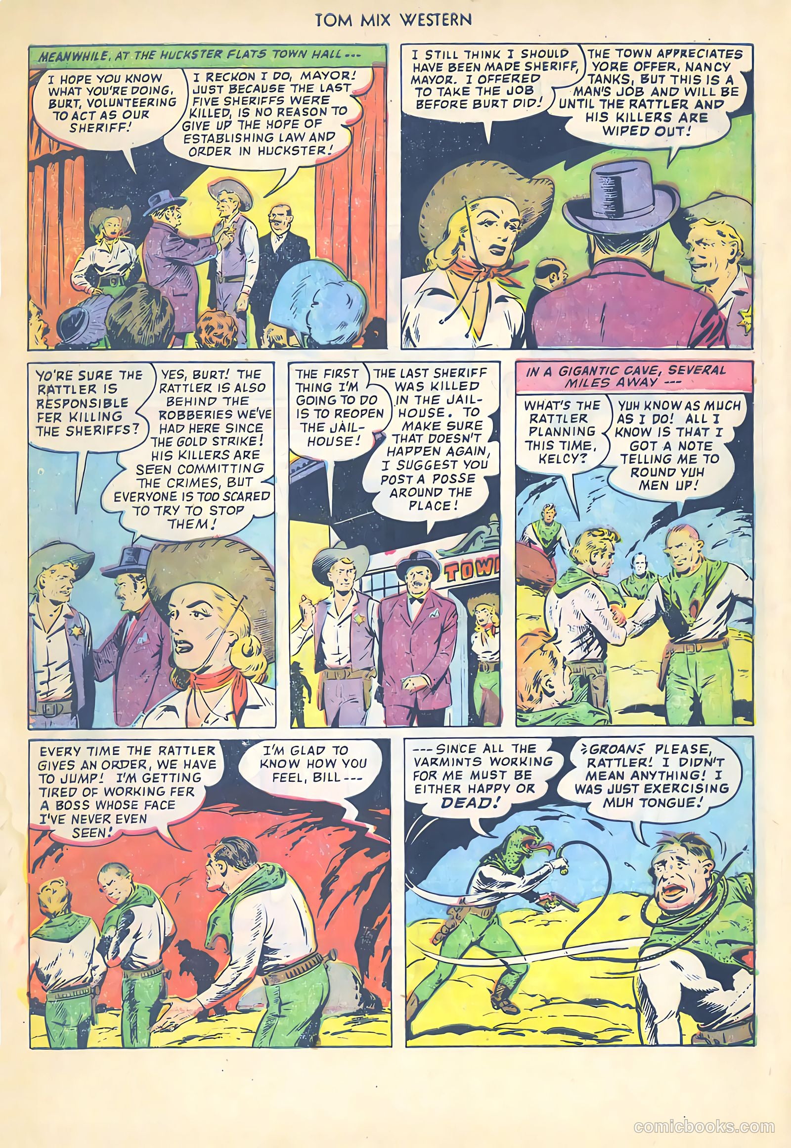 Tom Mix Western #54 (1952) — page 4 of 36
