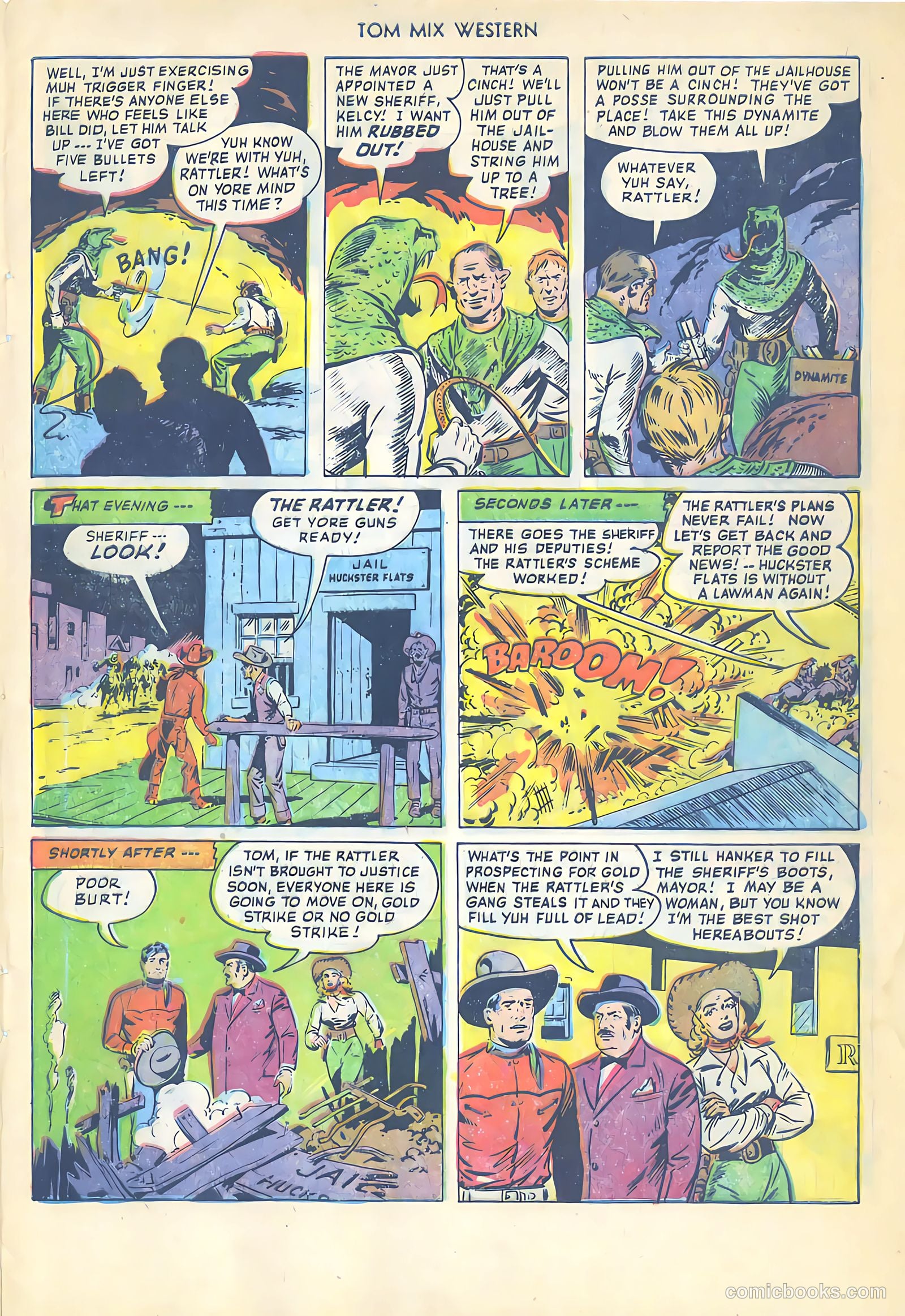 Tom Mix Western #54 (1952) — page 5 of 36