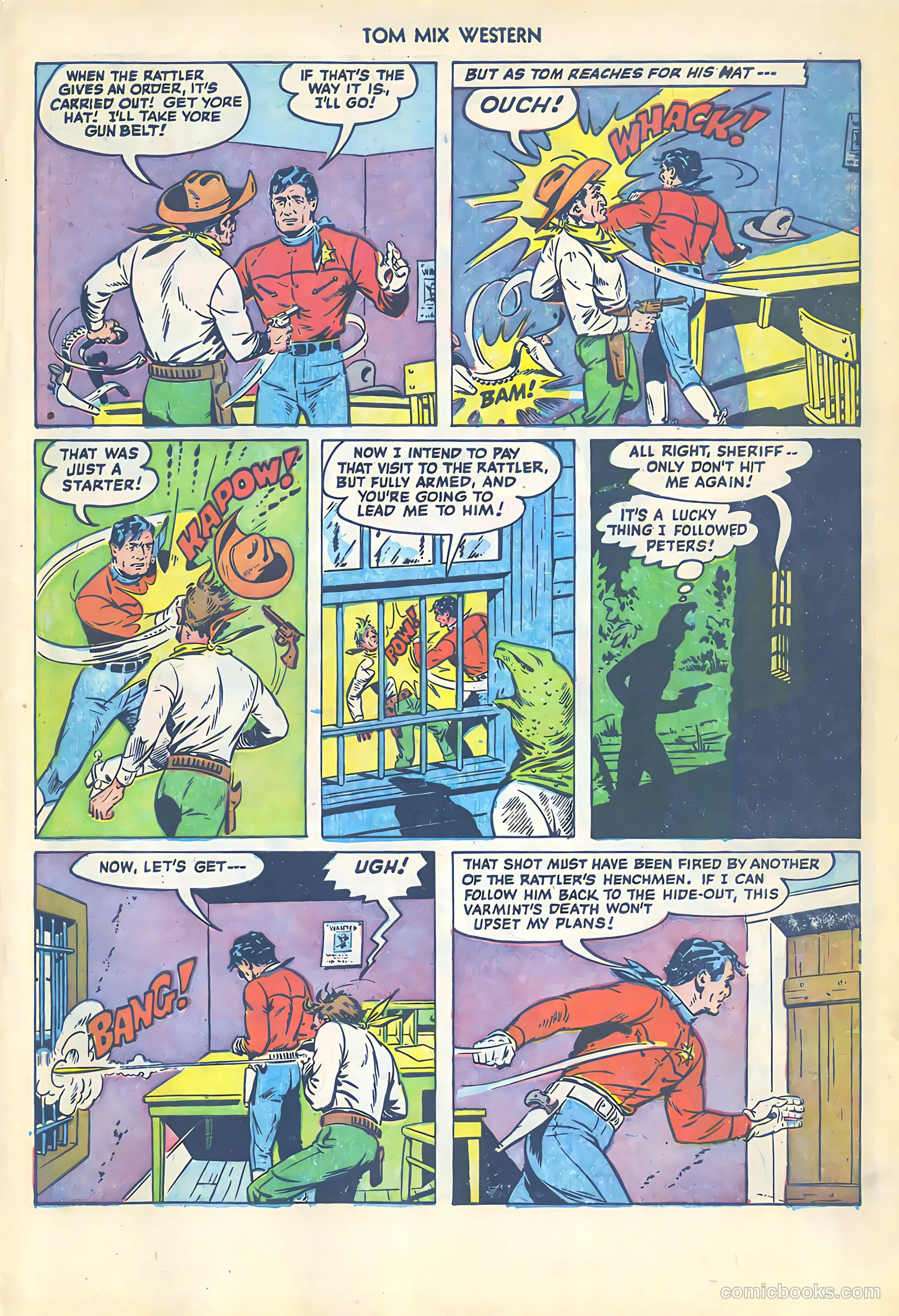 Tom Mix Western #54 (1952) — page 7 of 36