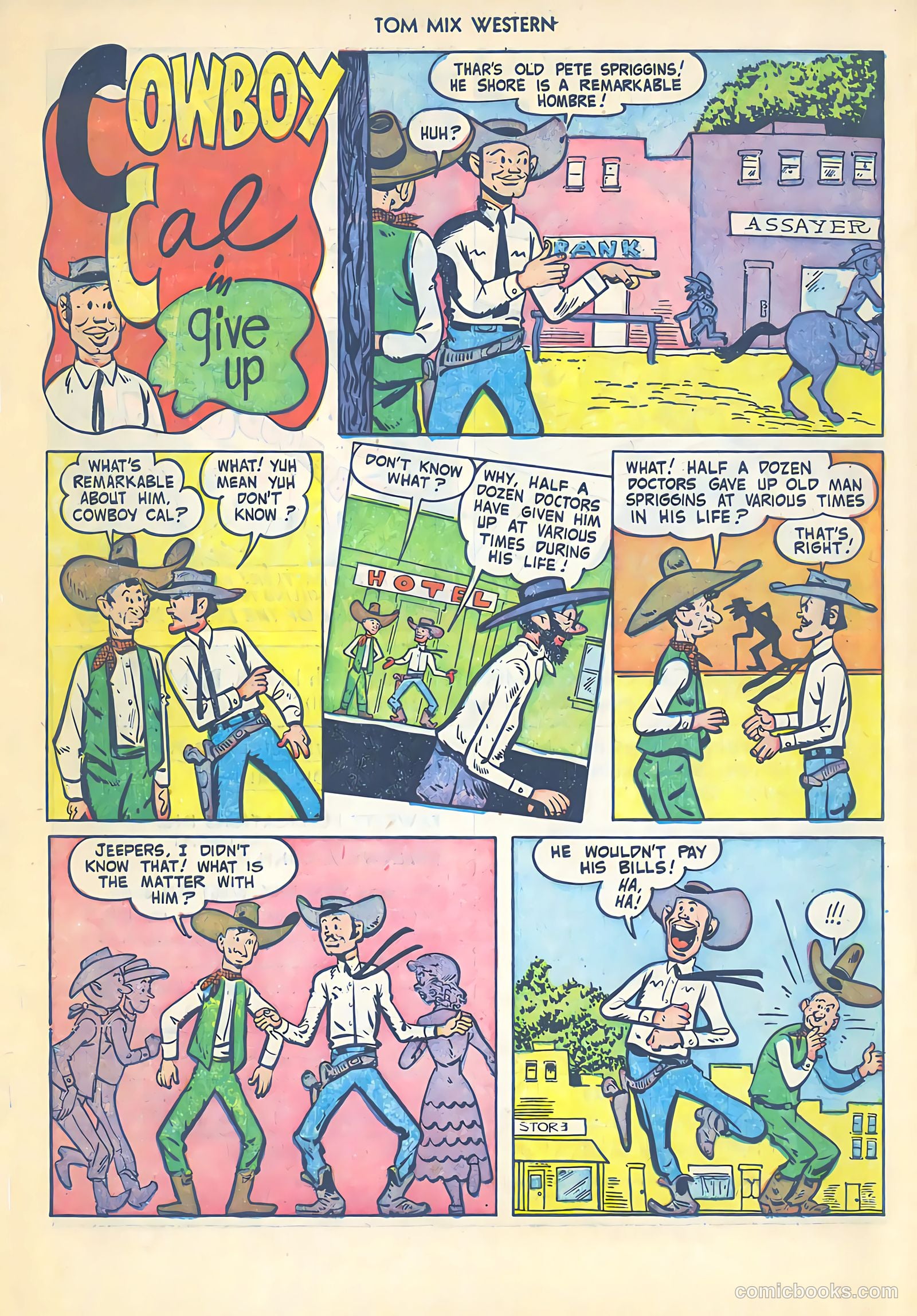 Tom Mix Western #54 (1952) — page 10 of 36