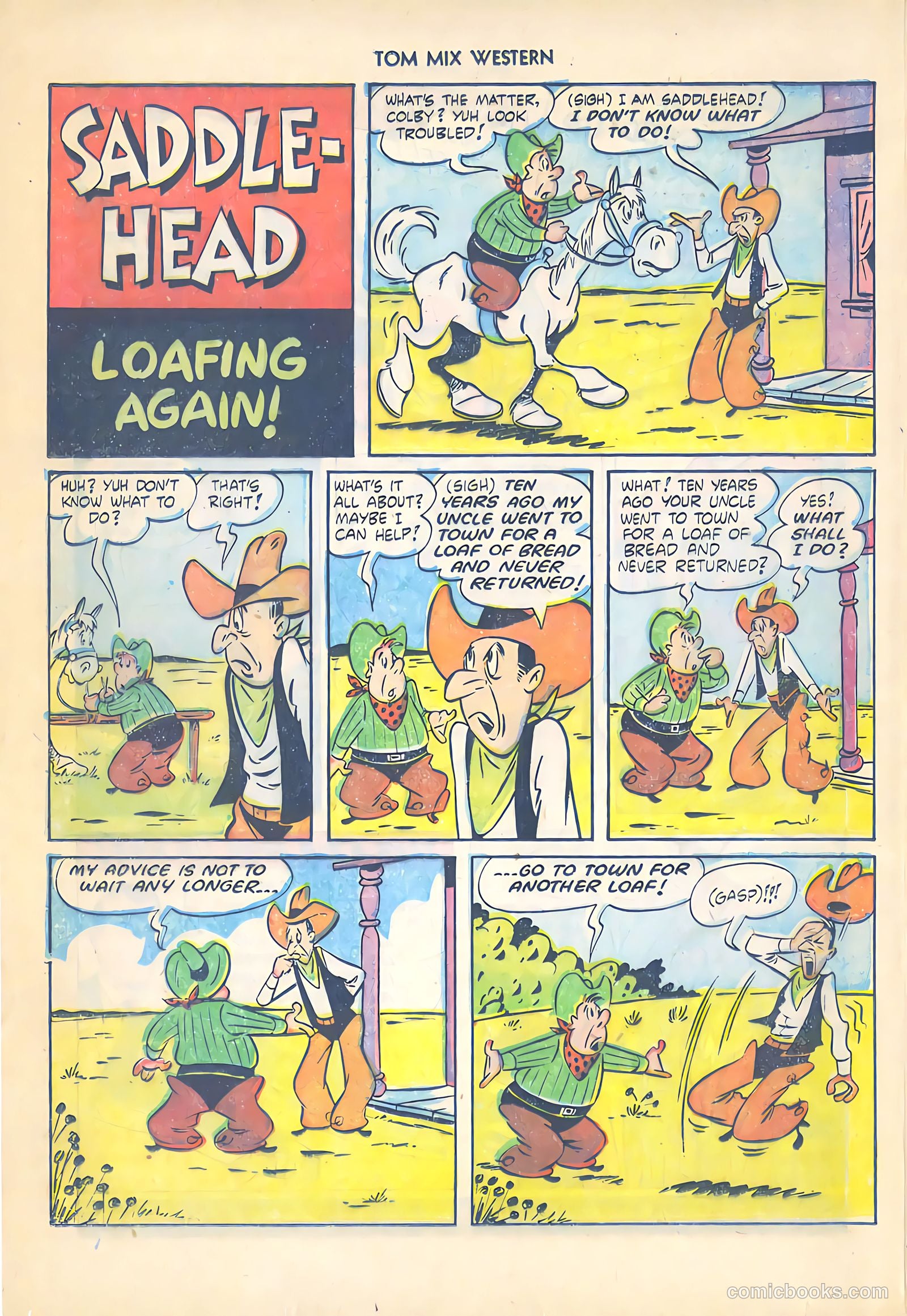 Tom Mix Western #54 (1952) — page 12 of 36