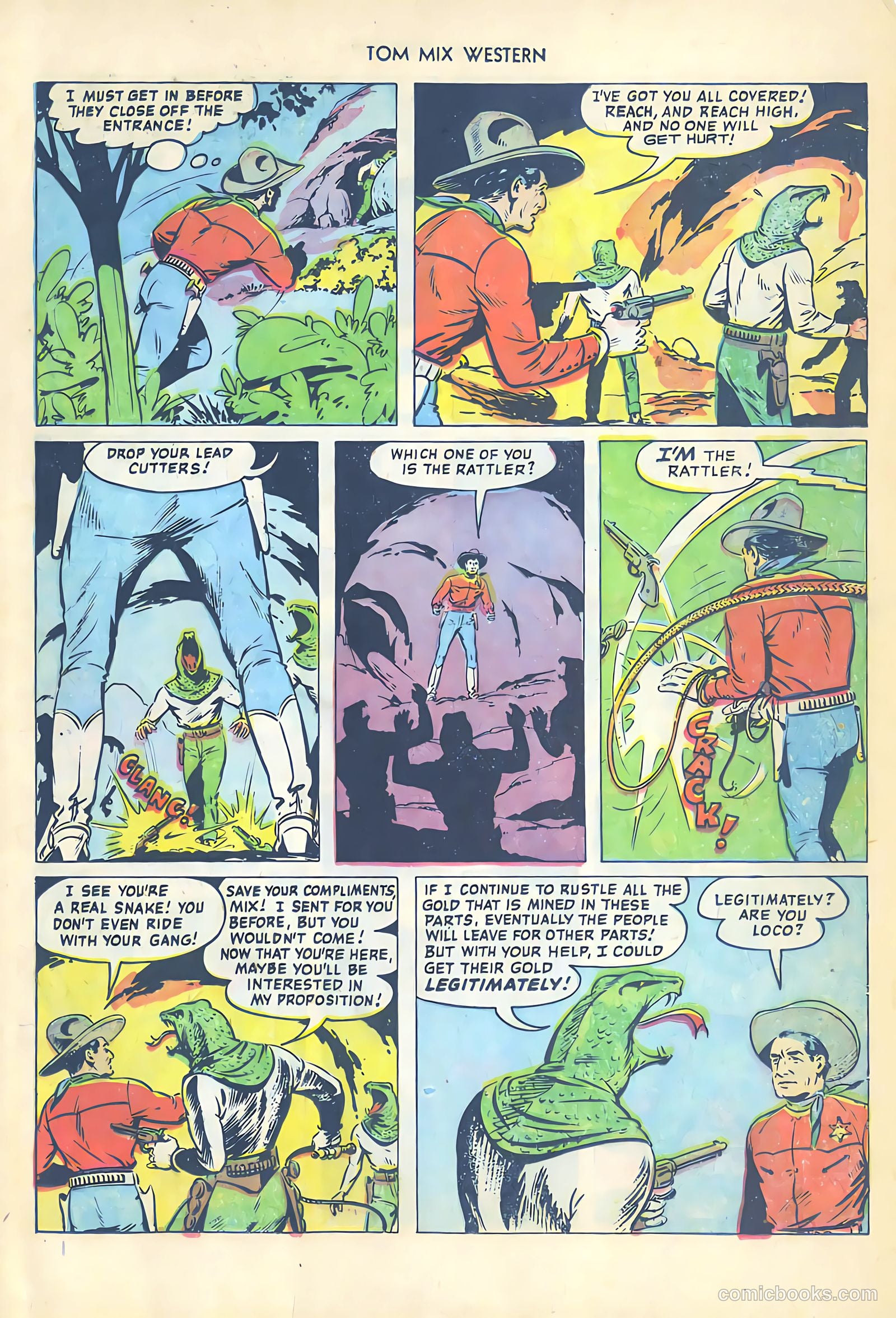 Tom Mix Western #54 (1952) — page 17 of 36