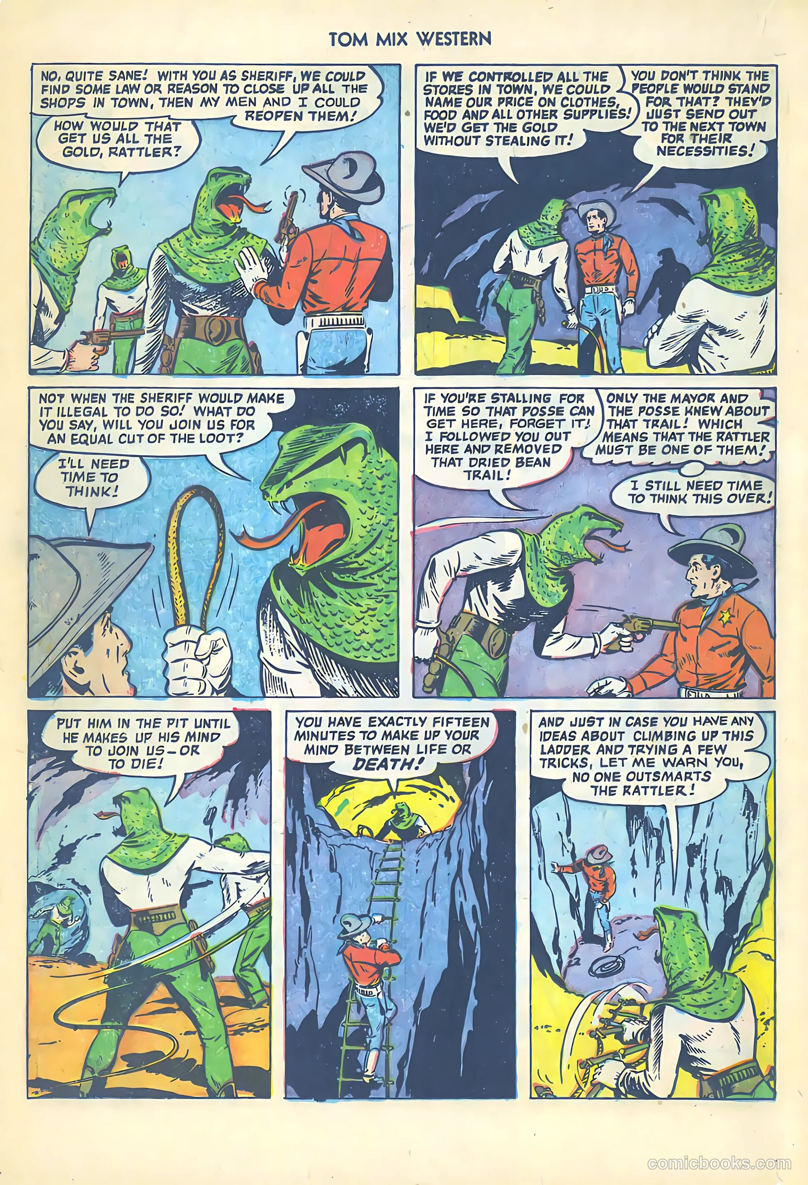 Tom Mix Western #54 (1952) — page 18 of 36