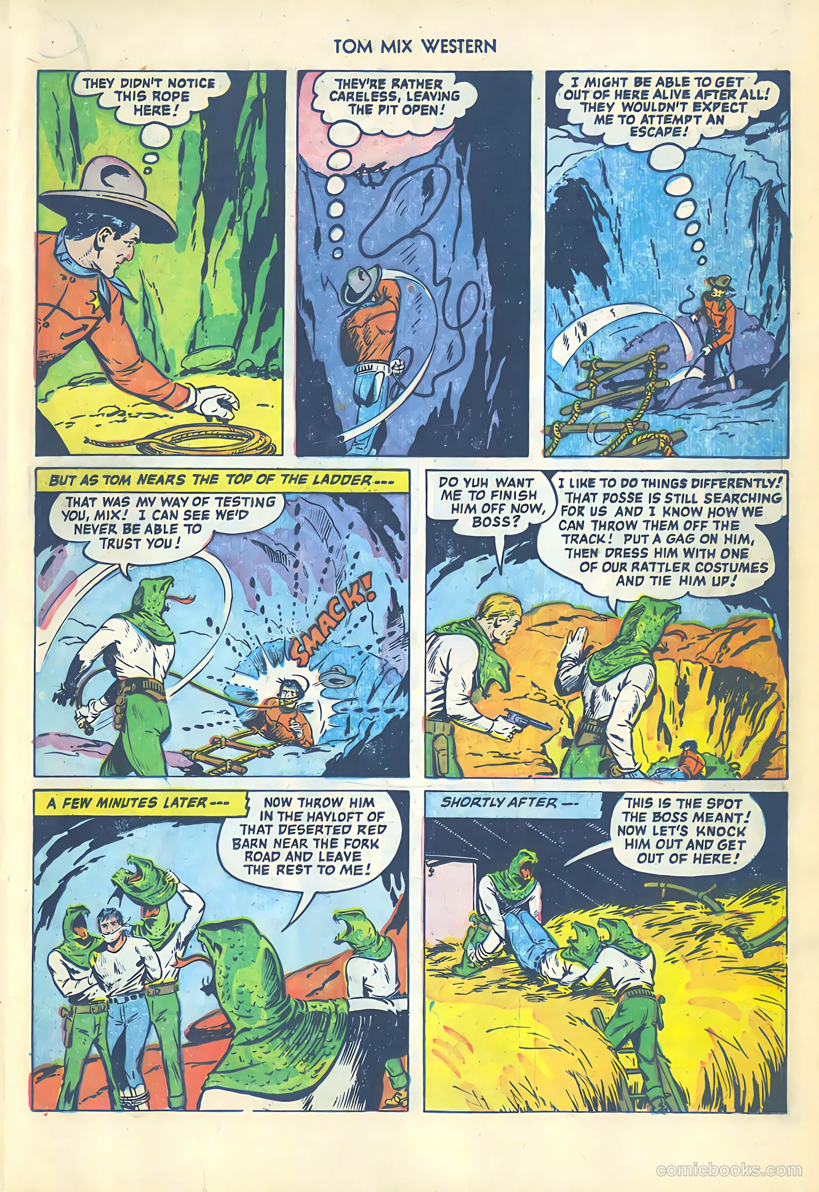 Tom Mix Western #54 (1952) — page 19 of 36