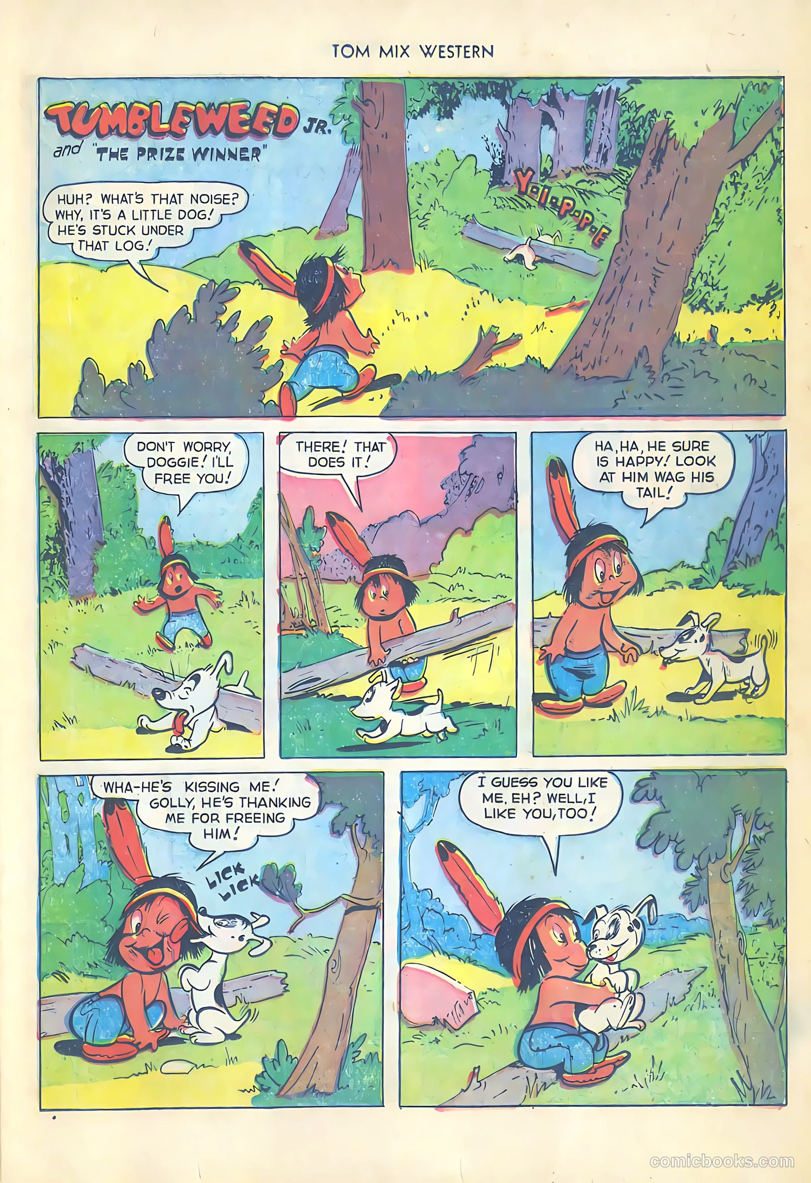 Tom Mix Western #54 (1952) — page 21 of 36