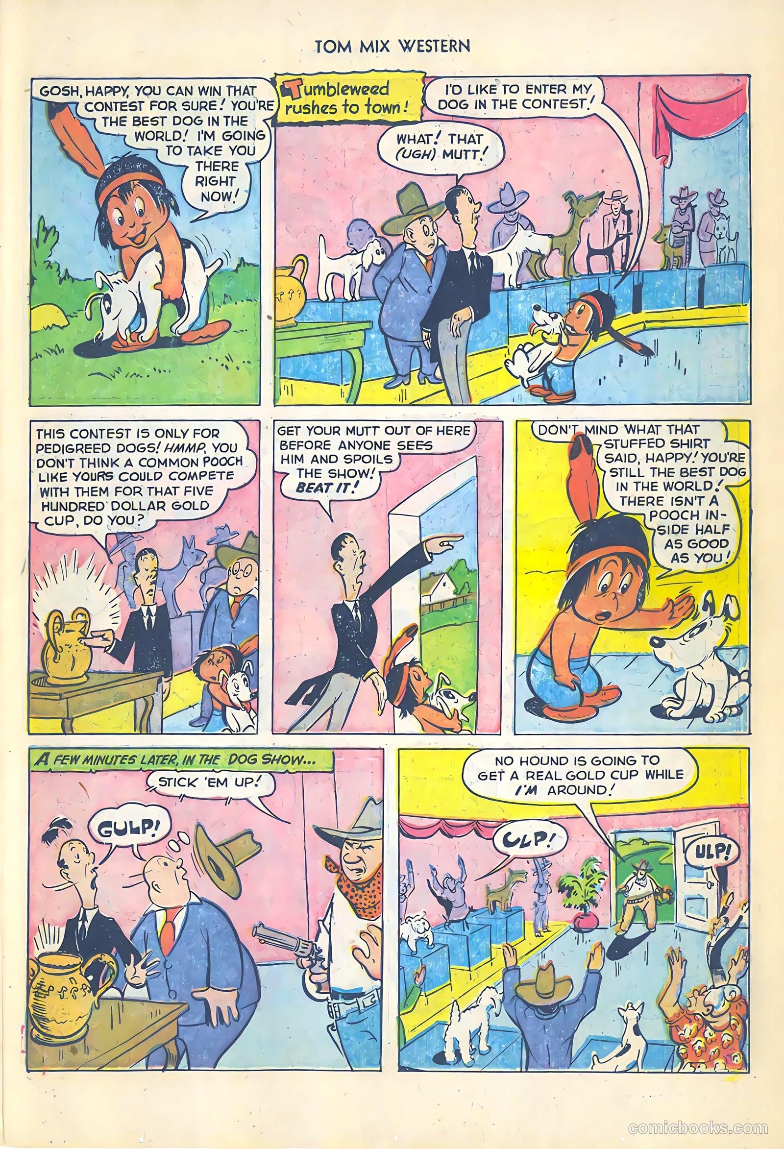 Tom Mix Western #54 (1952) — page 23 of 36