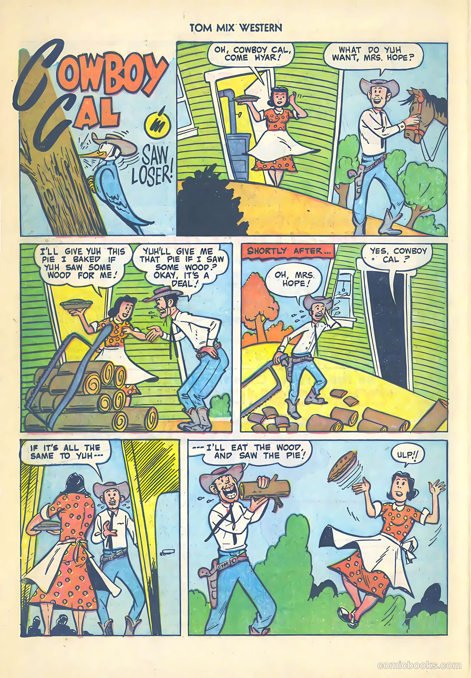 Tom Mix Western #54 (1952) — page 26 of 36