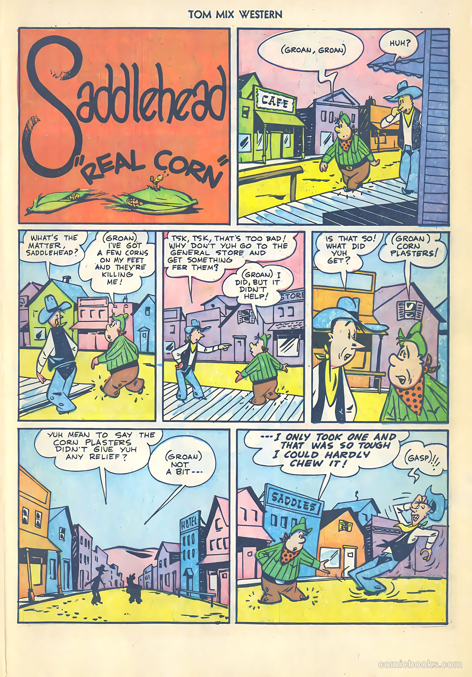 Tom Mix Western #54 (1952) — page 27 of 36