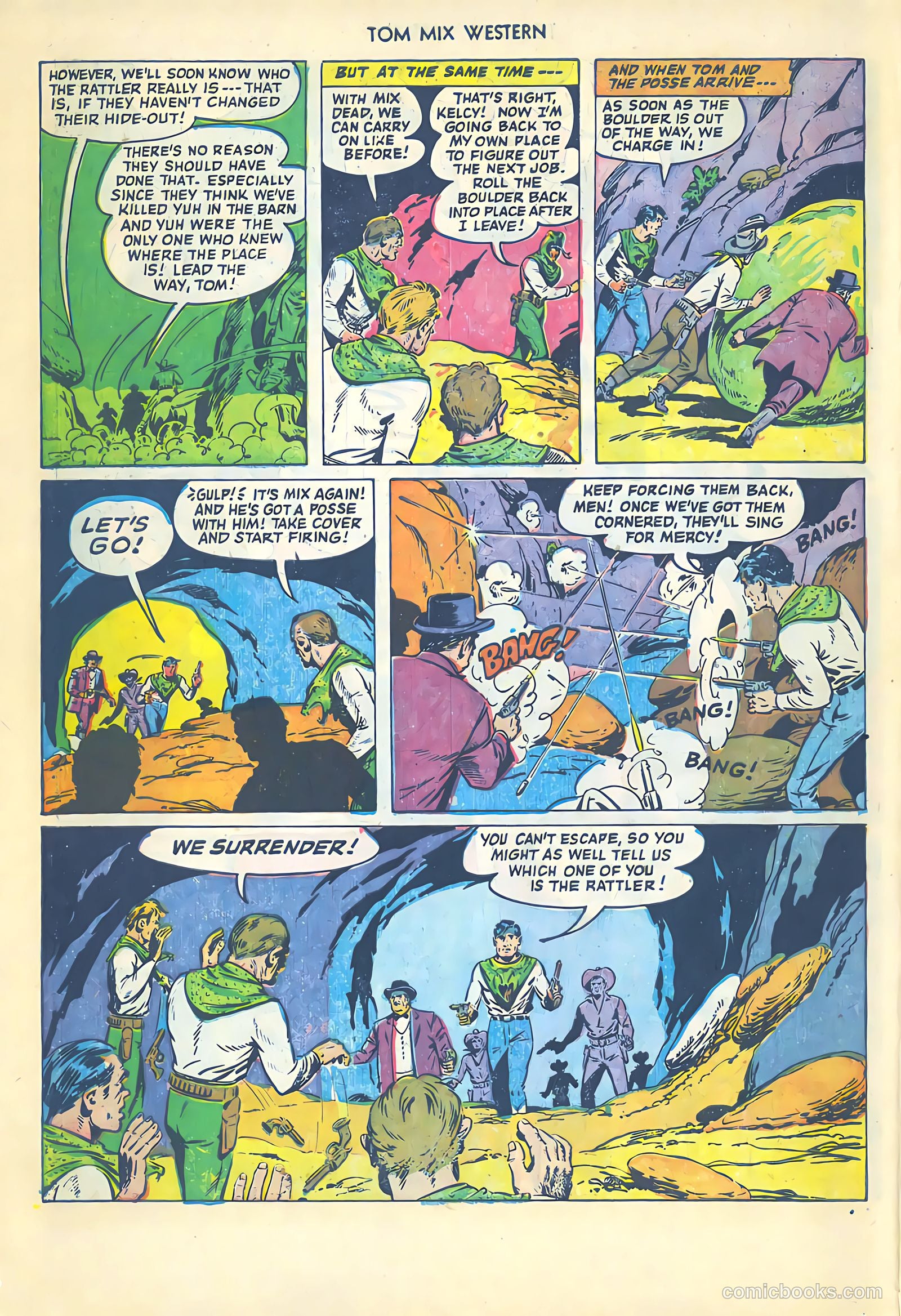Tom Mix Western #54 (1952) — page 30 of 36