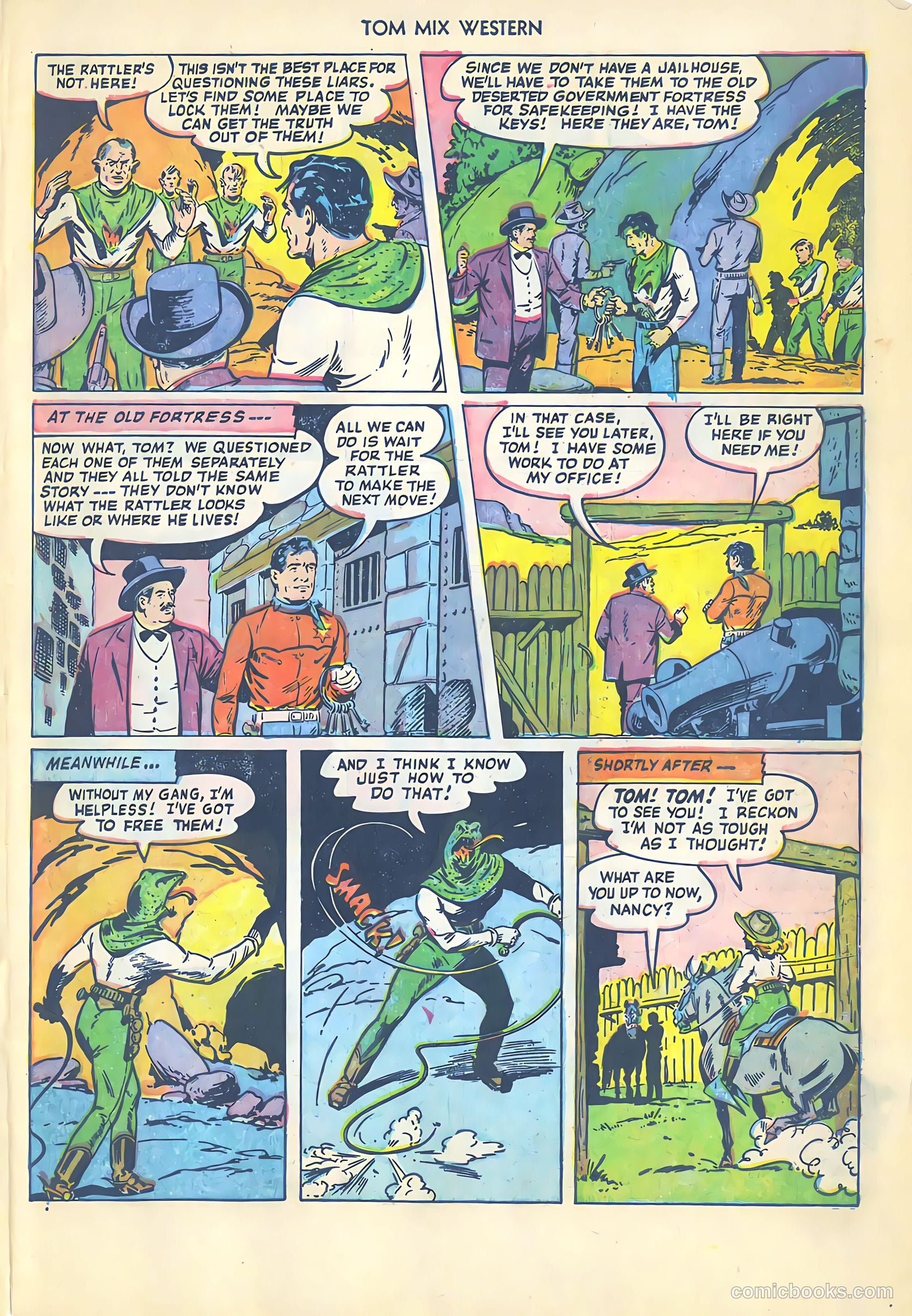 Tom Mix Western #54 (1952) — page 31 of 36