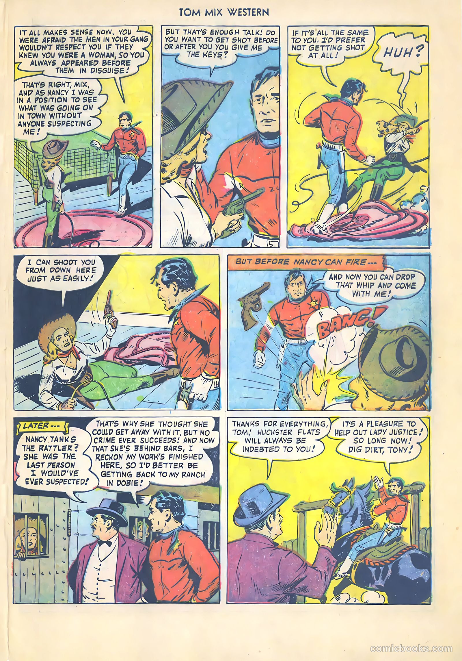 Tom Mix Western #54 (1952) — page 33 of 36