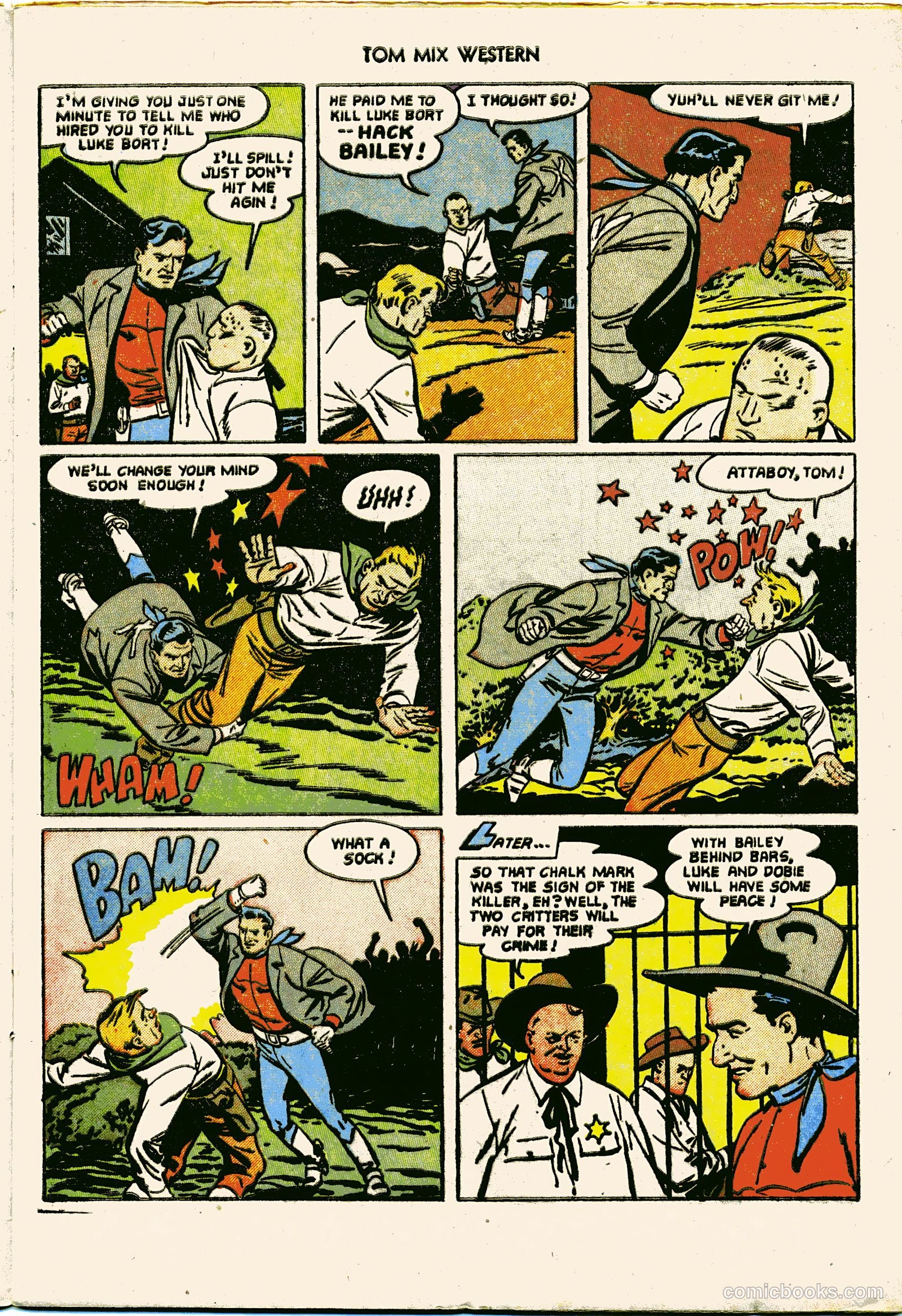 Tom Mix Western #55 (1952) — page 9 of 36