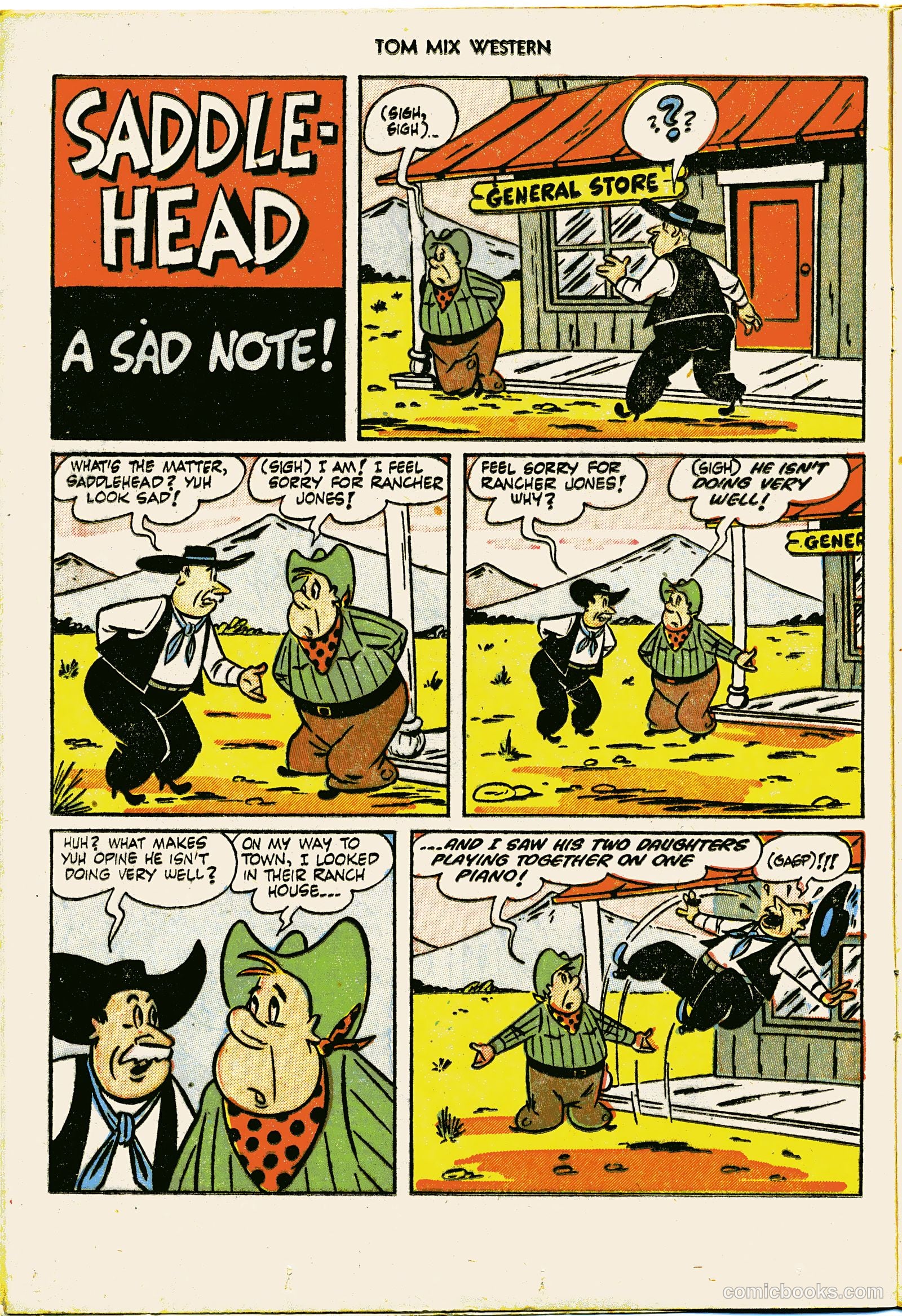 Tom Mix Western #55 (1952) — page 12 of 36