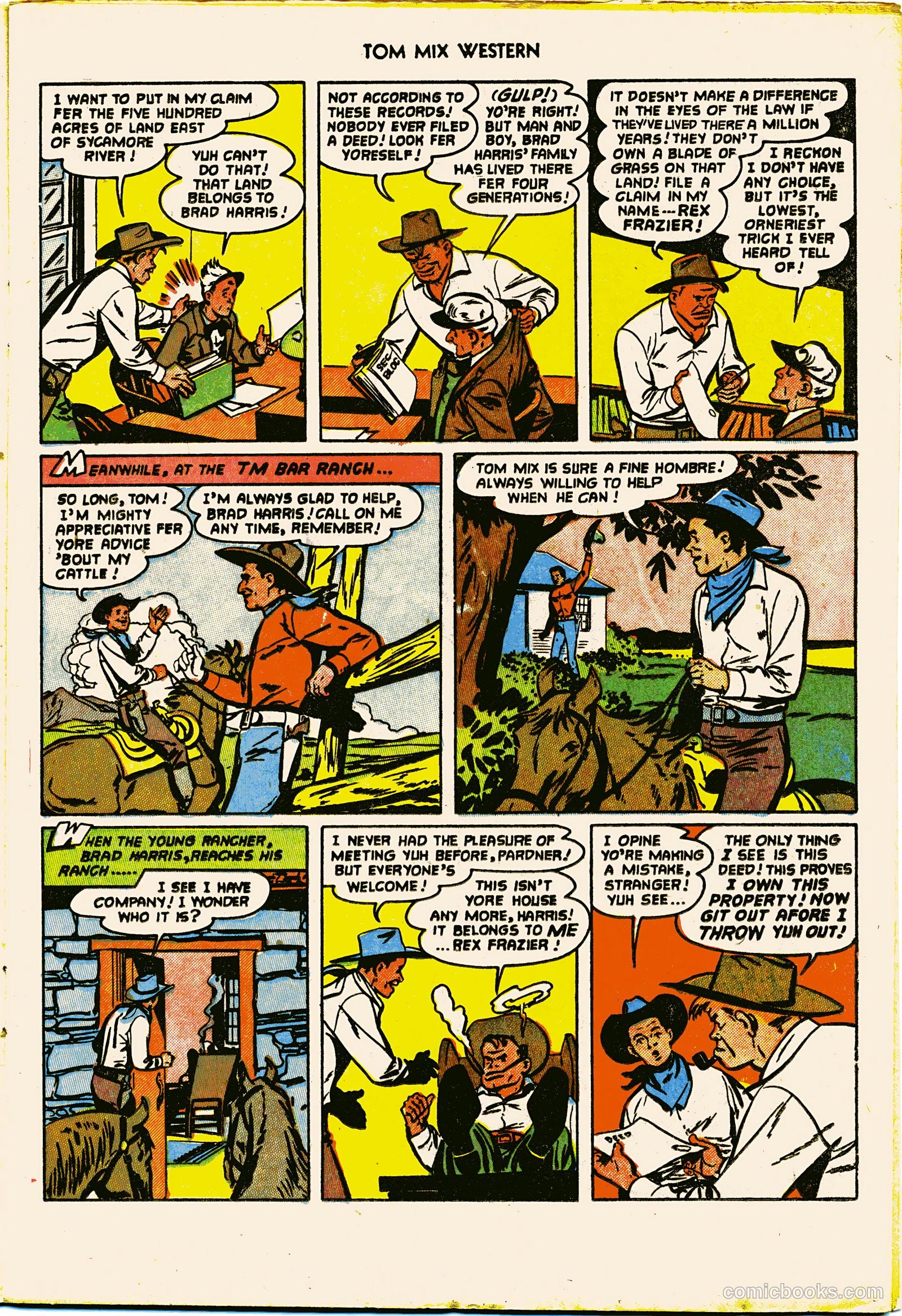 Tom Mix Western #55 (1952) — page 15 of 36
