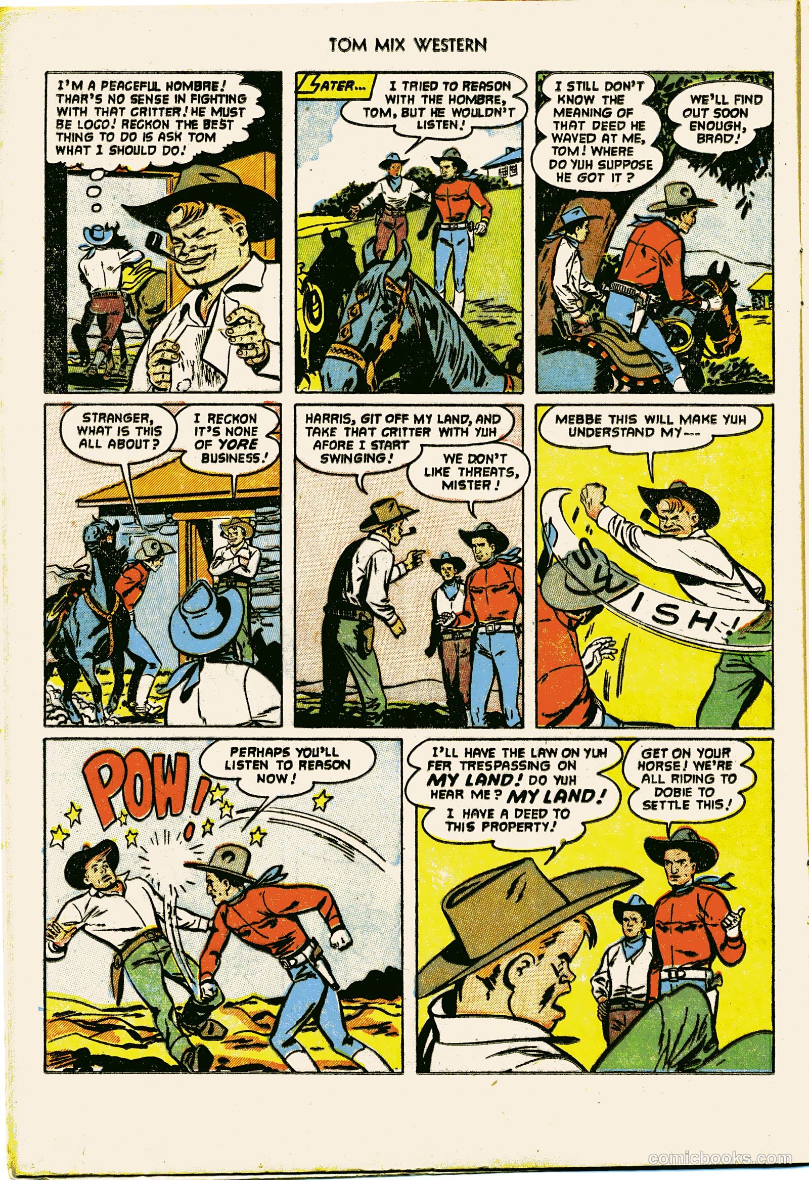 Tom Mix Western #55 (1952) — page 16 of 36