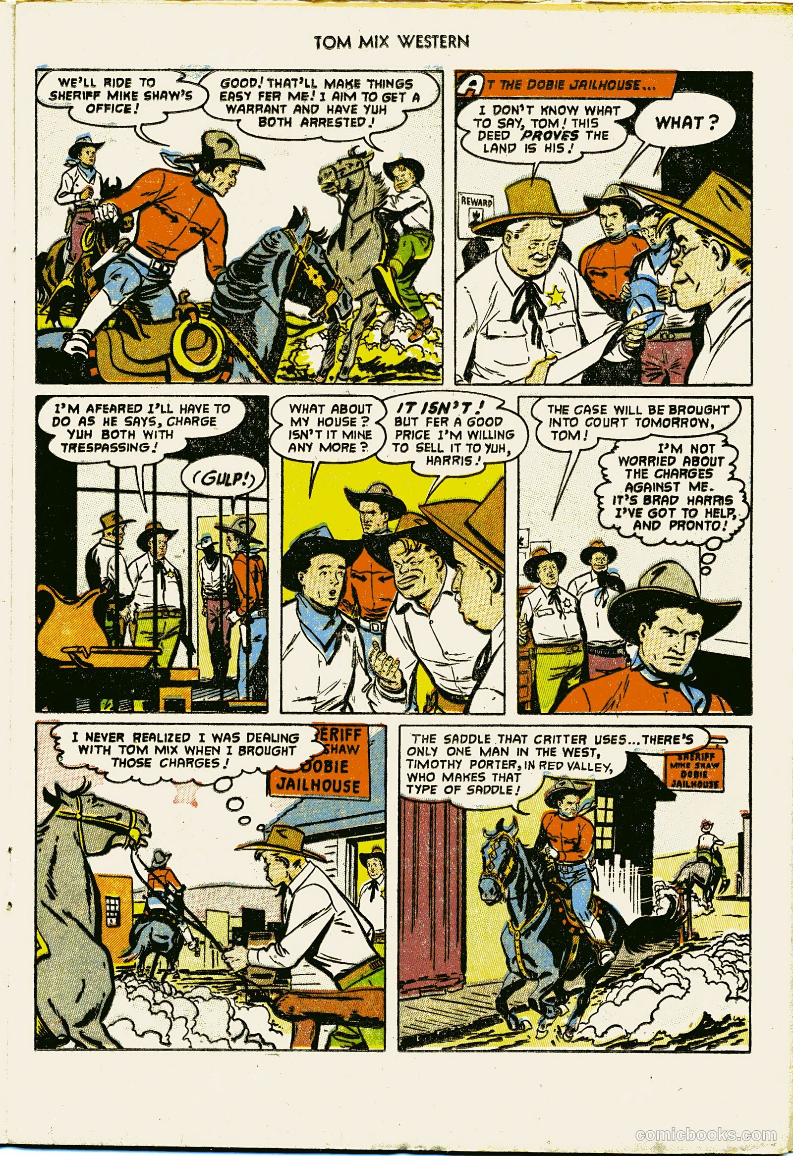 Tom Mix Western #55 (1952) — page 17 of 36