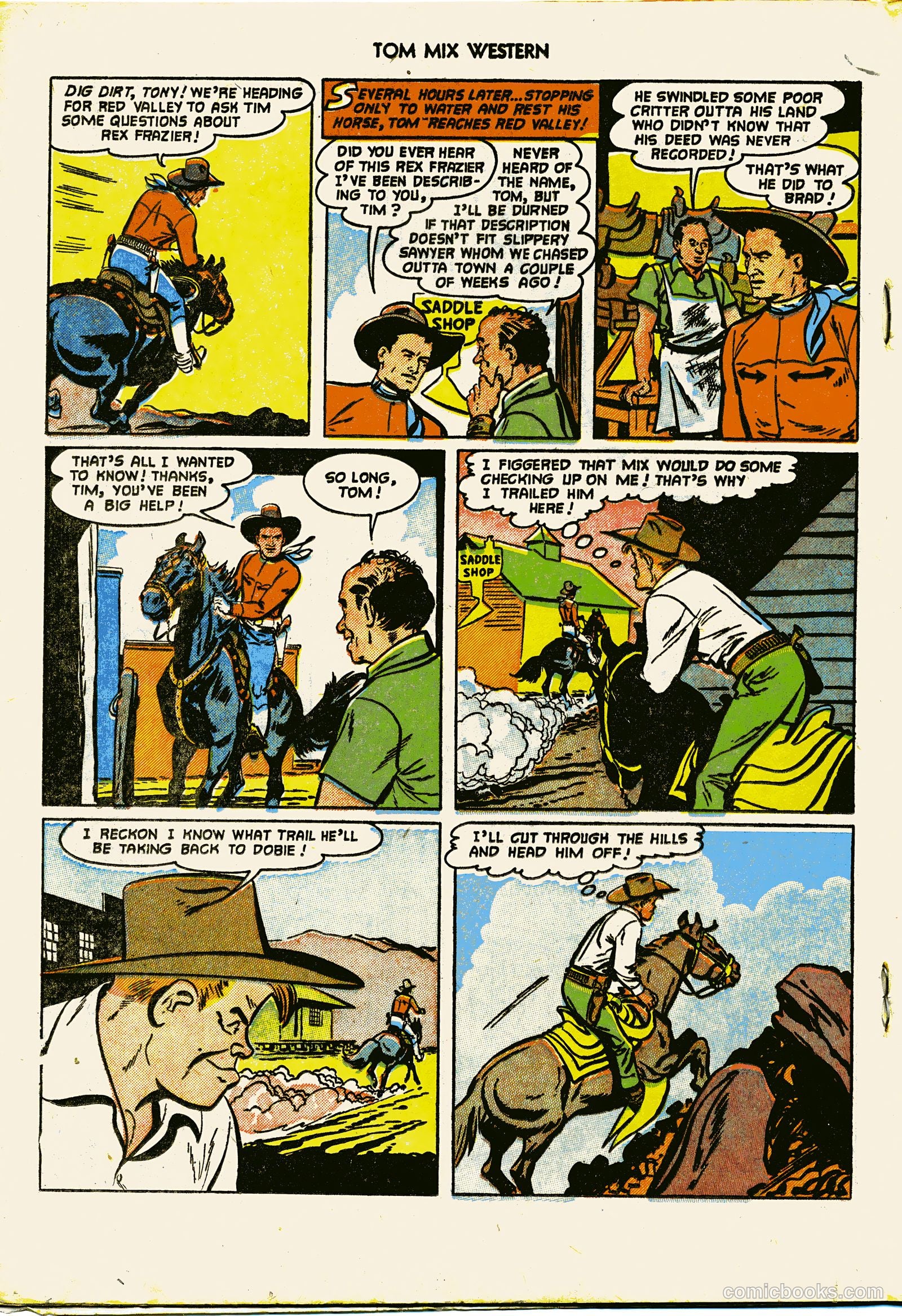 Tom Mix Western #55 (1952) — page 18 of 36