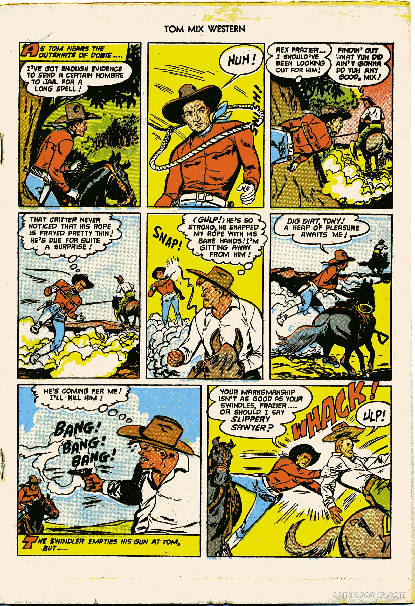Tom Mix Western #55 (1952) — page 19 of 36