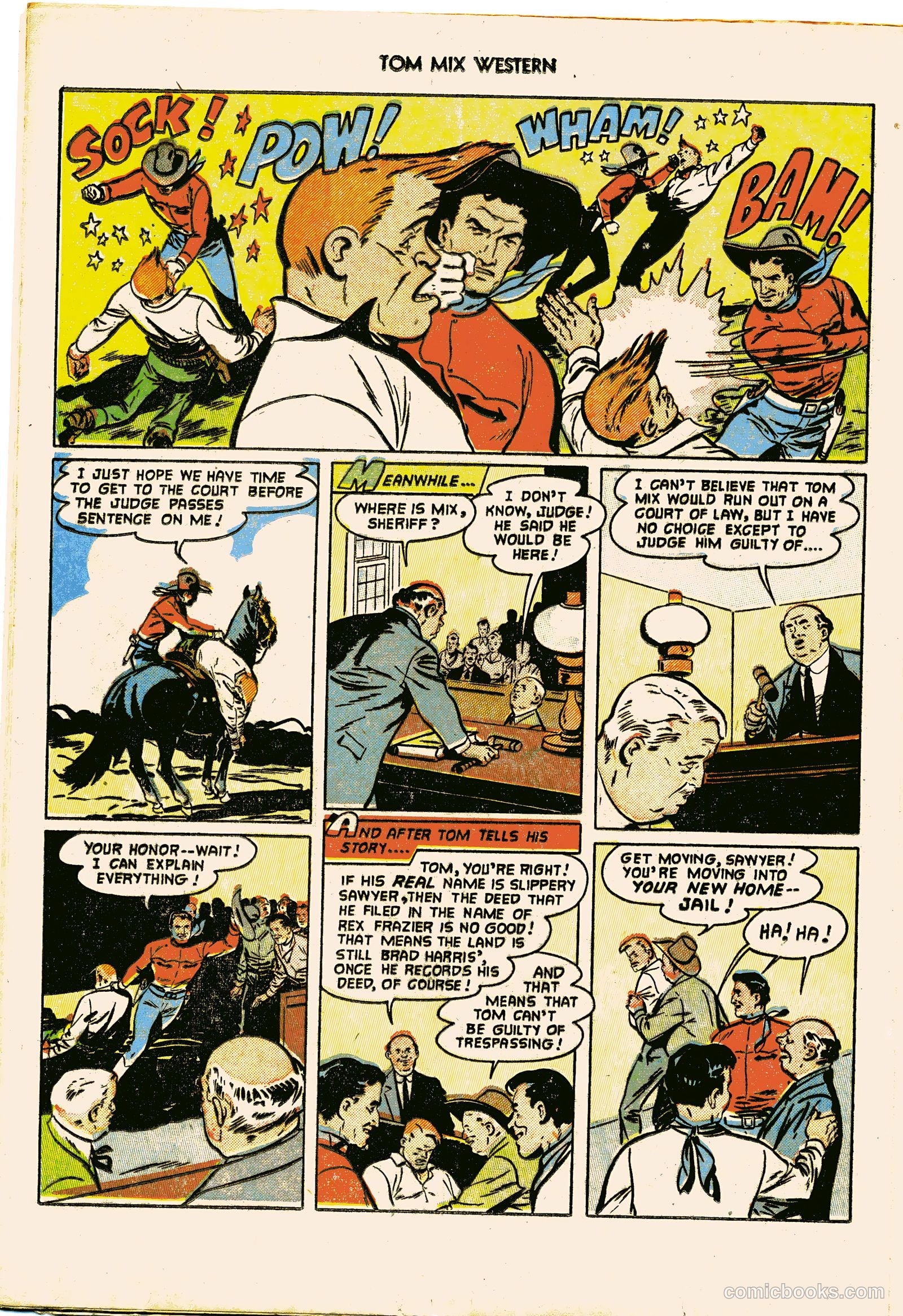 Tom Mix Western #55 (1952) — page 20 of 36