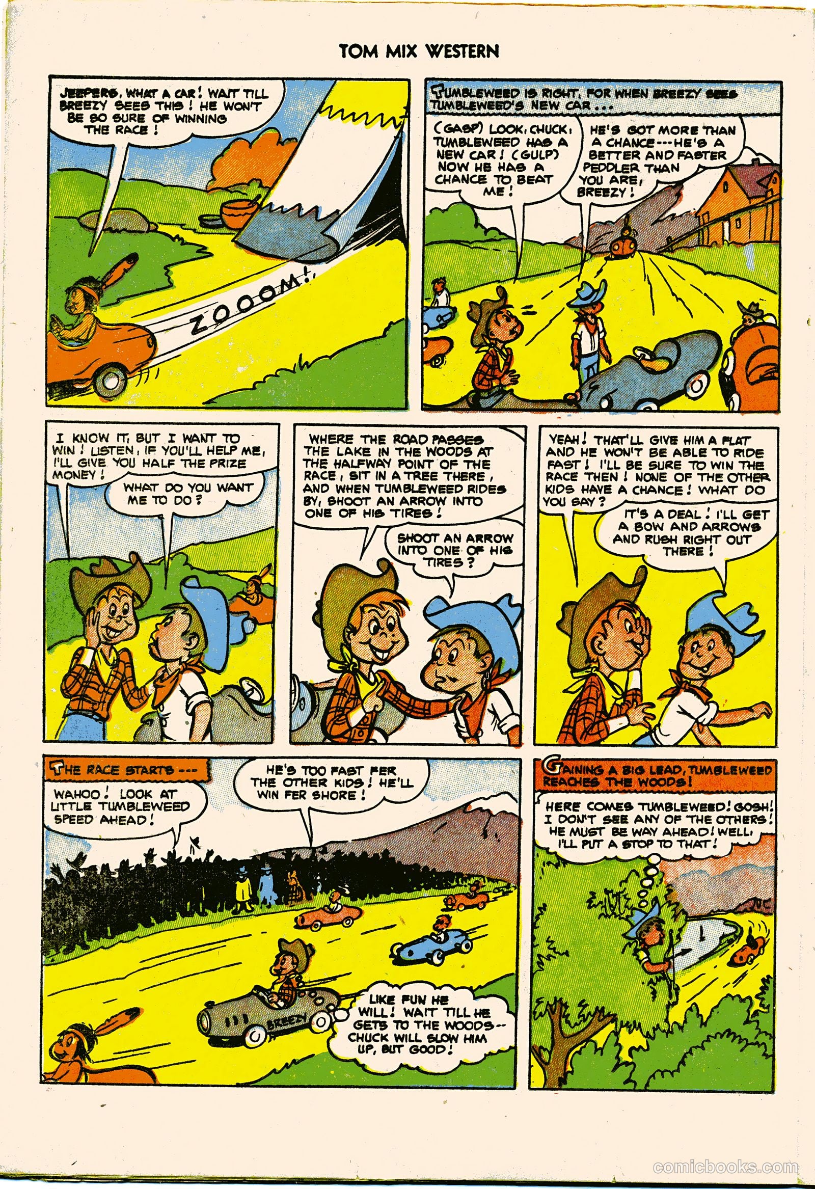Tom Mix Western #55 (1952) — page 22 of 36