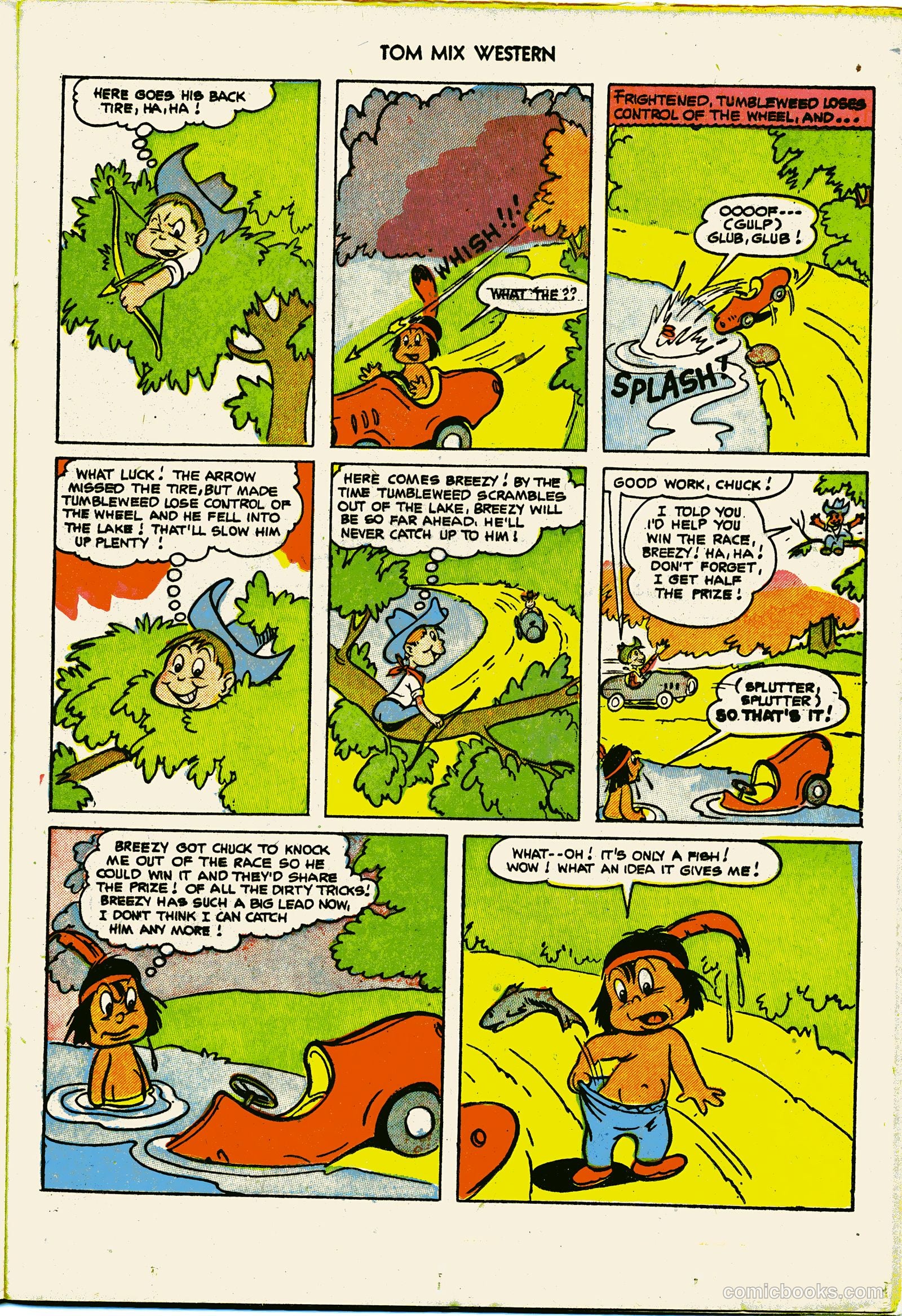 Tom Mix Western #55 (1952) — page 23 of 36