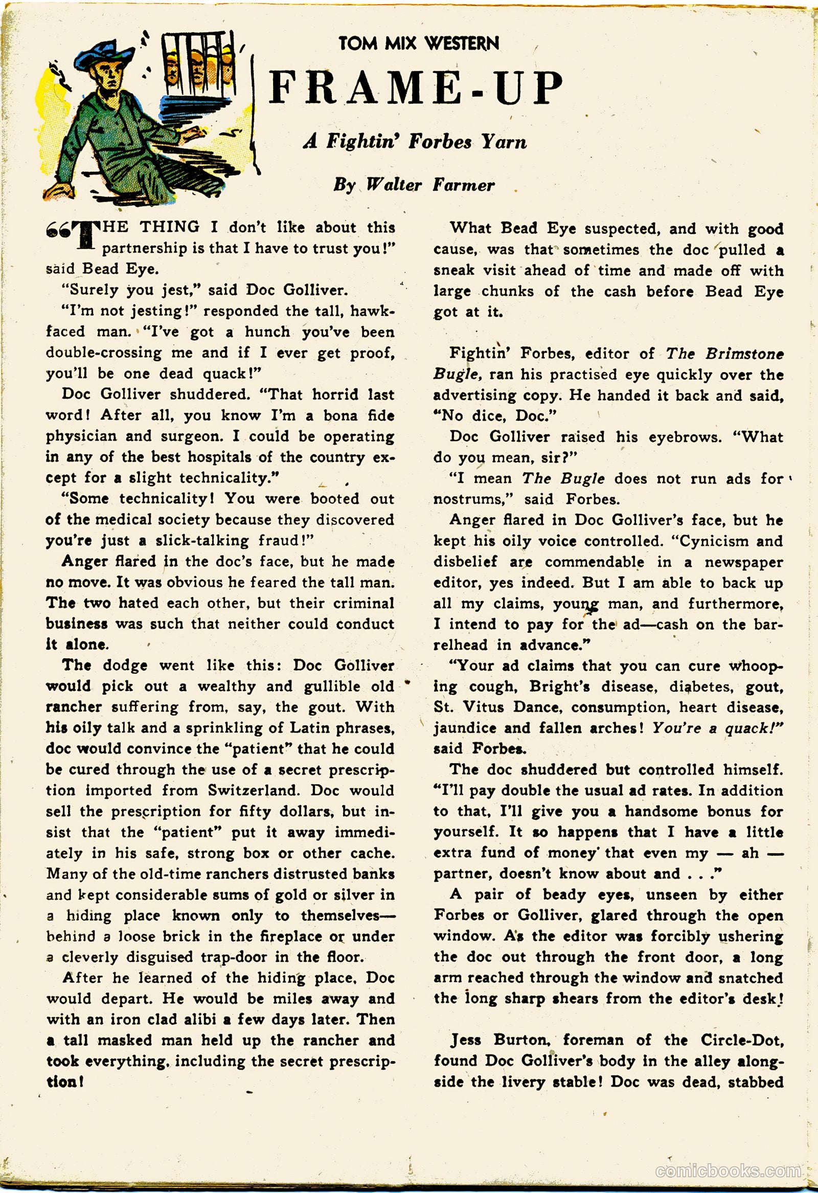 Tom Mix Western #55 (1952) — page 26 of 36